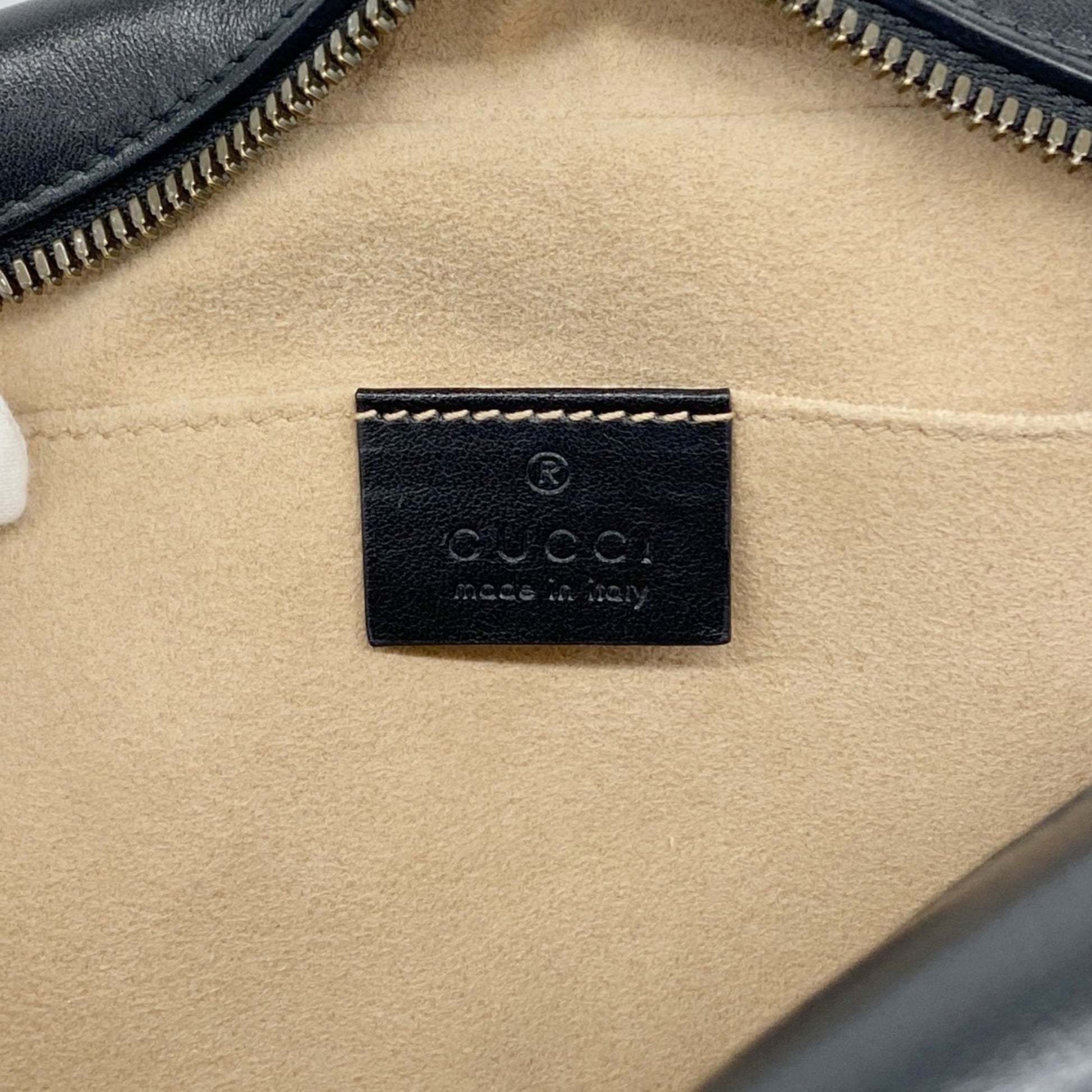 Gucci Black Leather Shoulder Bag