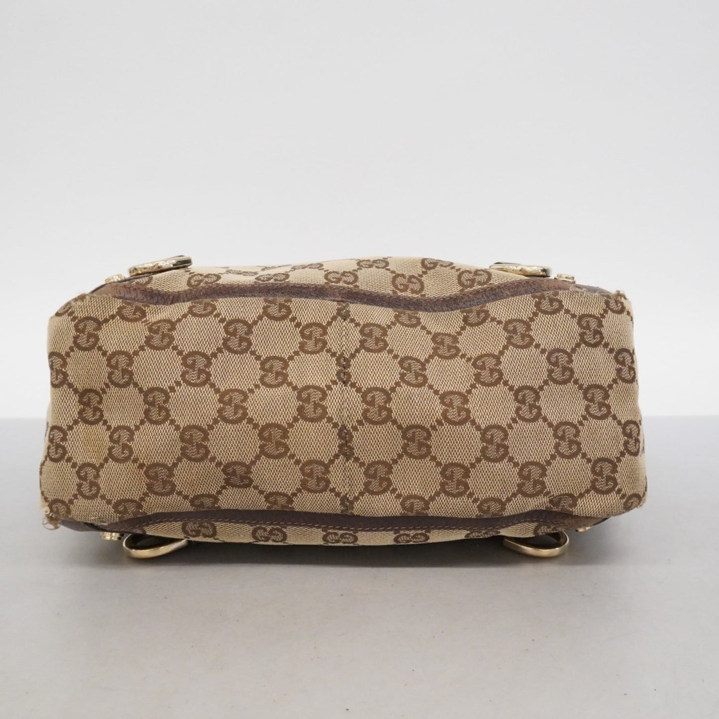 Gucci Brown Canvas Handbag