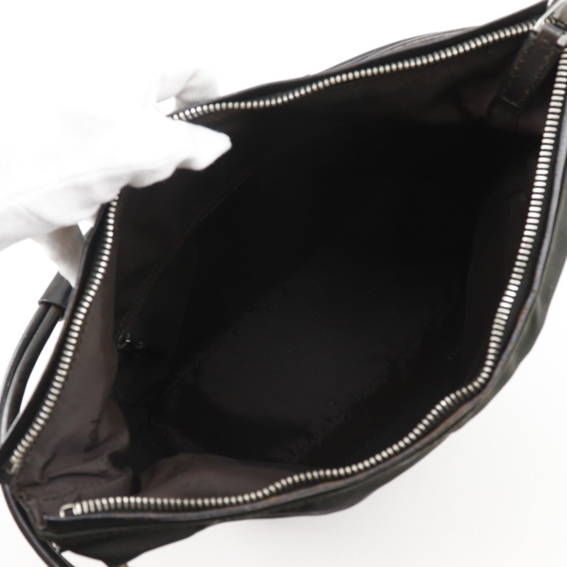 Gucci Black Nylon Canvas Shoulder Bag