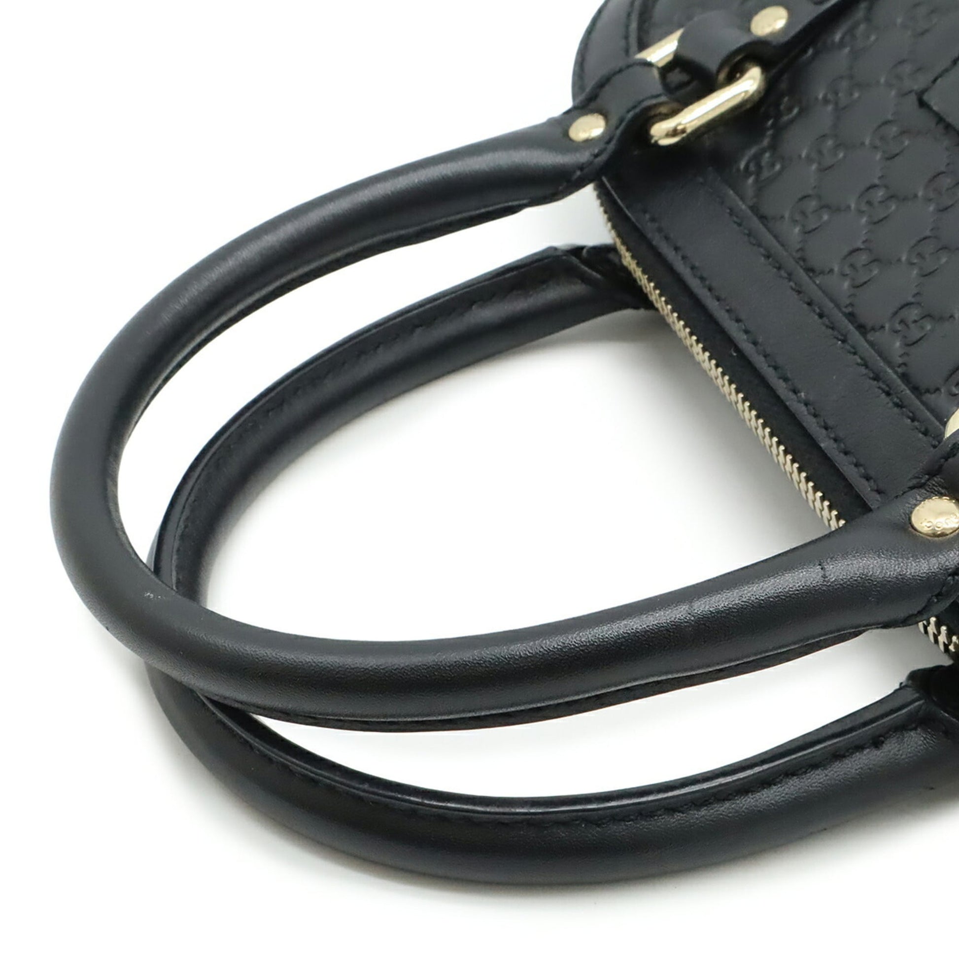 Gucci Black Leather Handbag Shoulder Bag