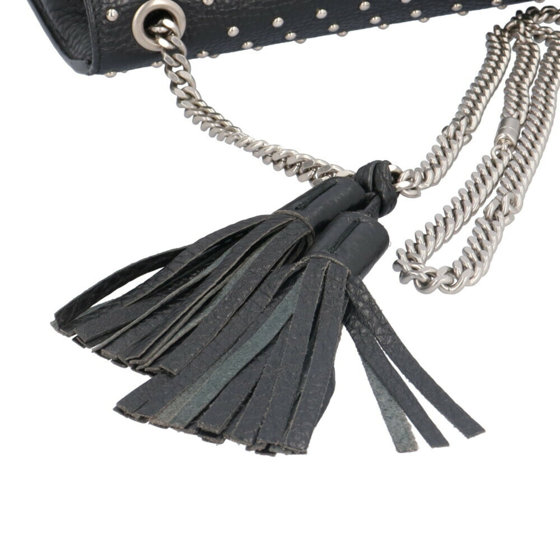 Gucci Black Leather Shoulder Bag