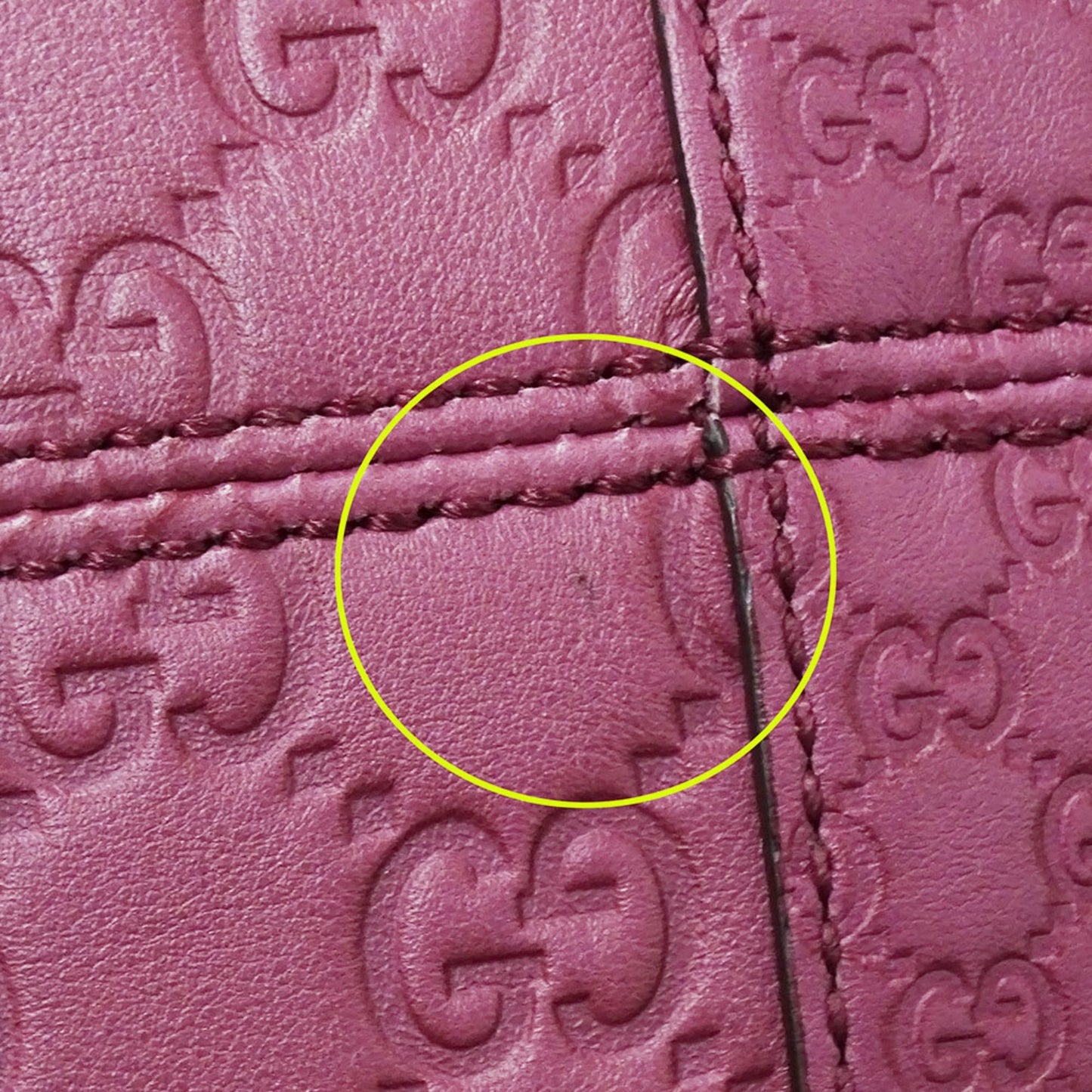 Gucci Purple Leather Tote Bag