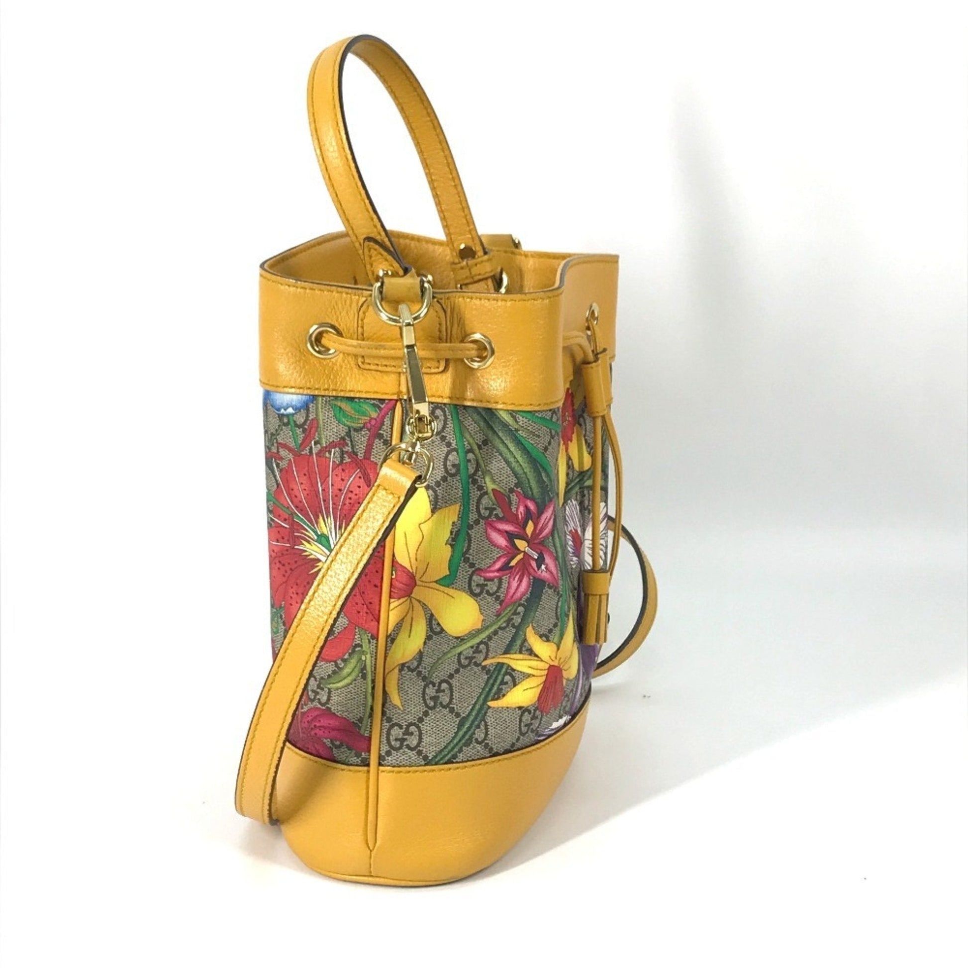Gucci Beige Multi-Color Gg Supreme Handbag Shoulder Bag