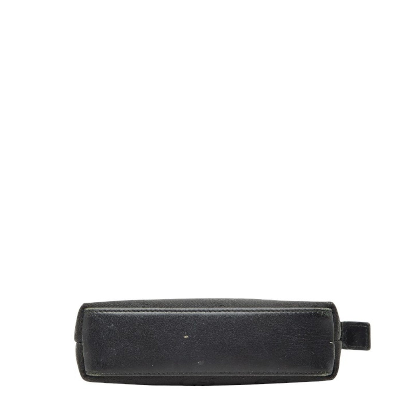 Gucci Black Nylon Leather Pouch
