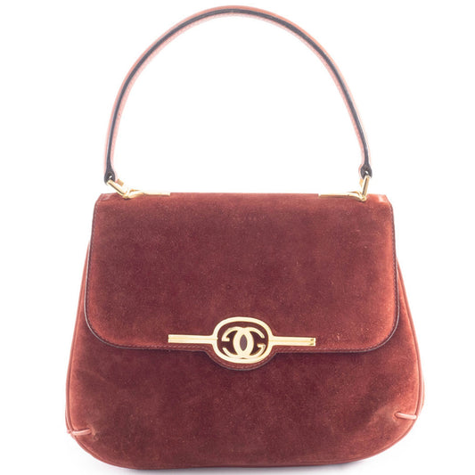 Gucci Brown Suede Handbag