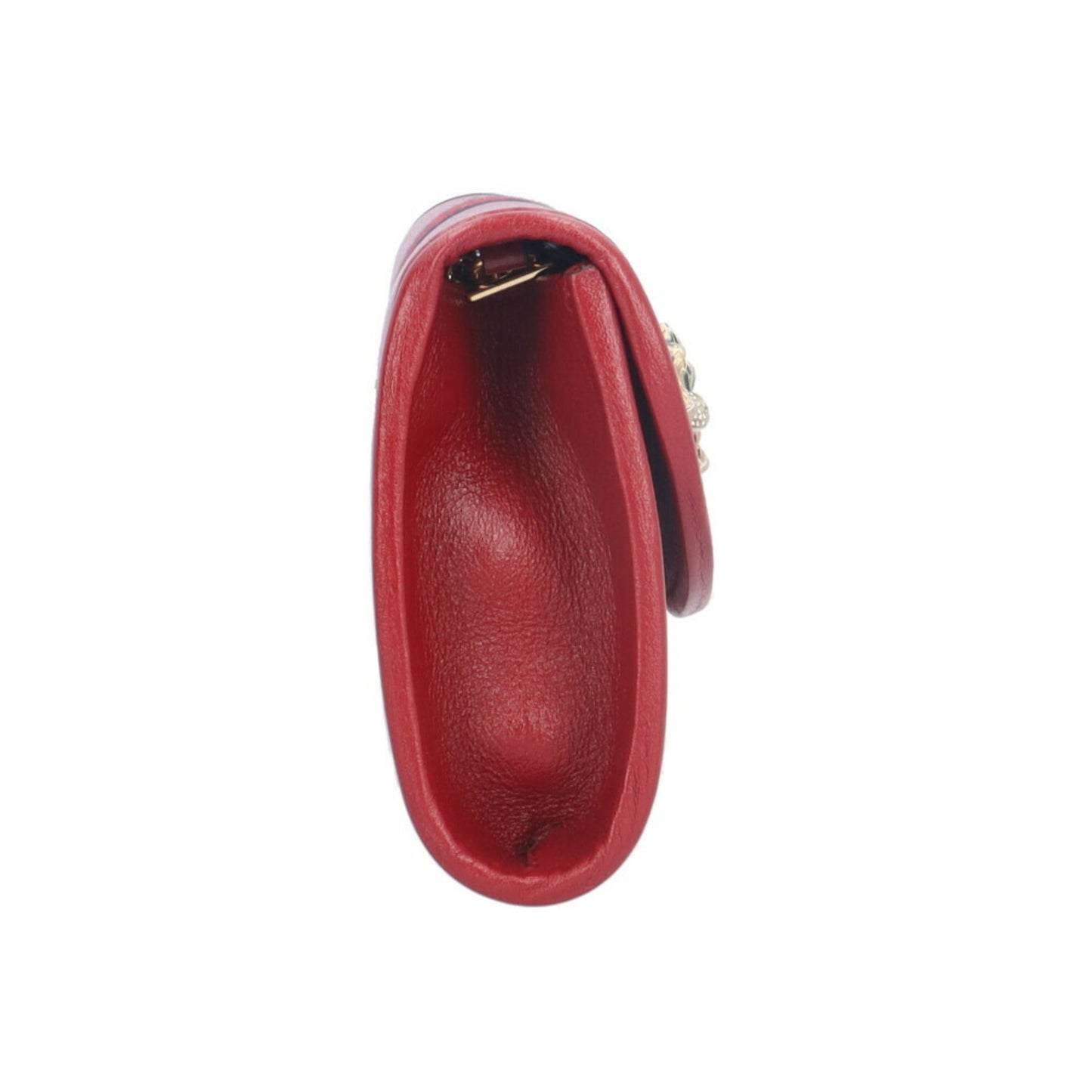 Gucci Red Color Leather Shoulder Bag