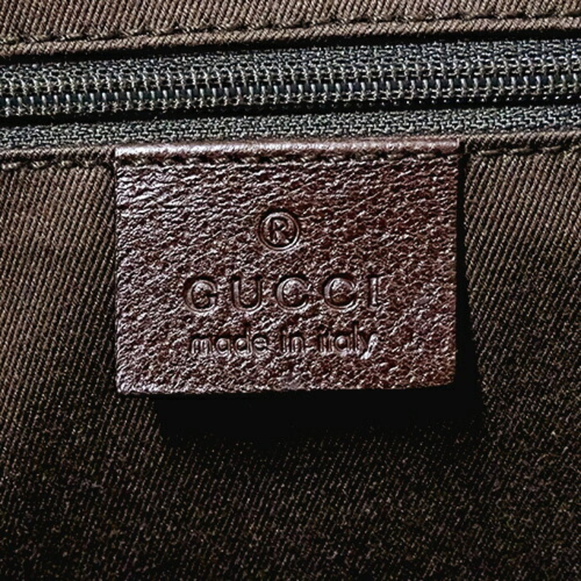 Gucci Beige Brown Gg Canvas Tote Bag