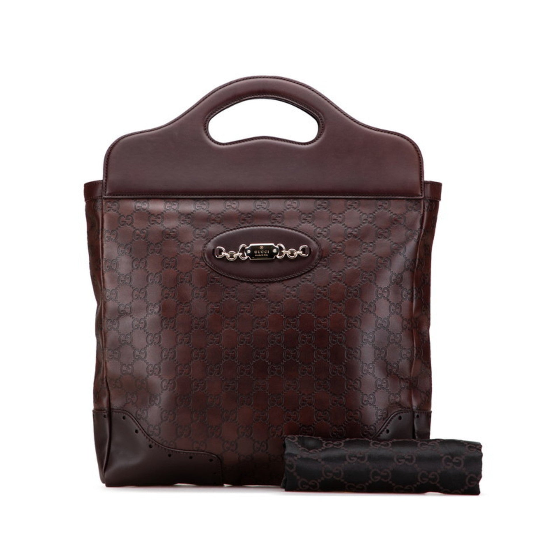 Gucci Guccissima Brown Leather Tote Bag