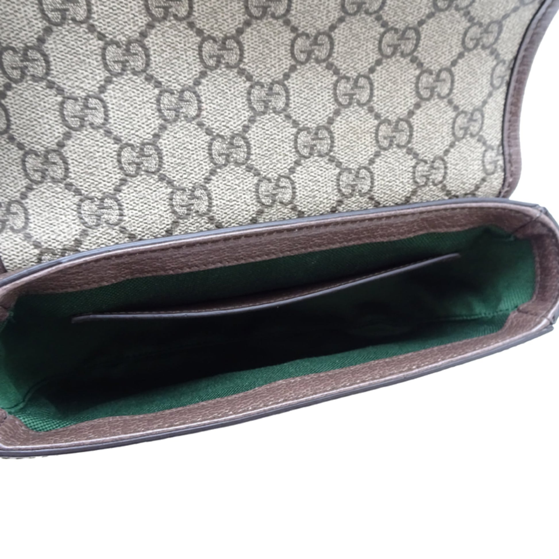 Gucci Beige Gg Supreme Shoulder Bag