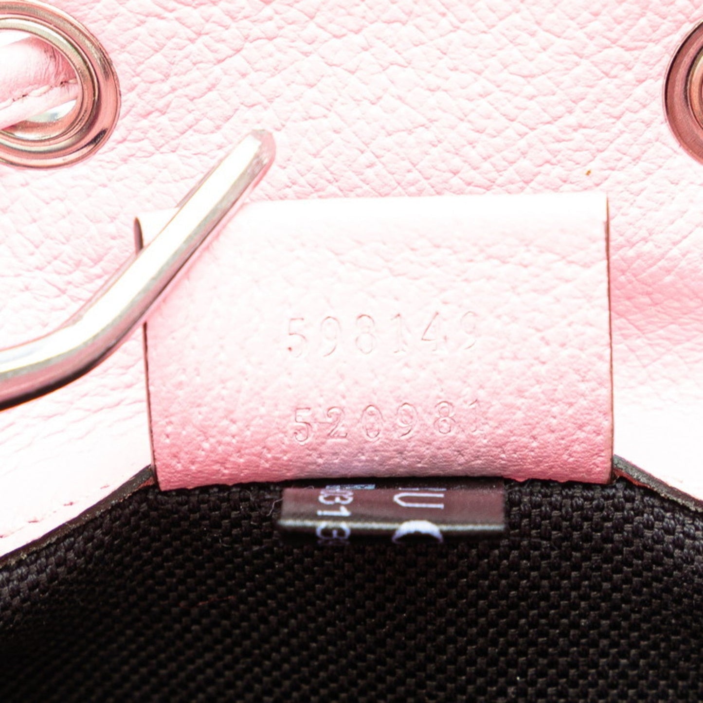 Gucci Black Multi-Color Pink Pvc Leather Shoulder Bag