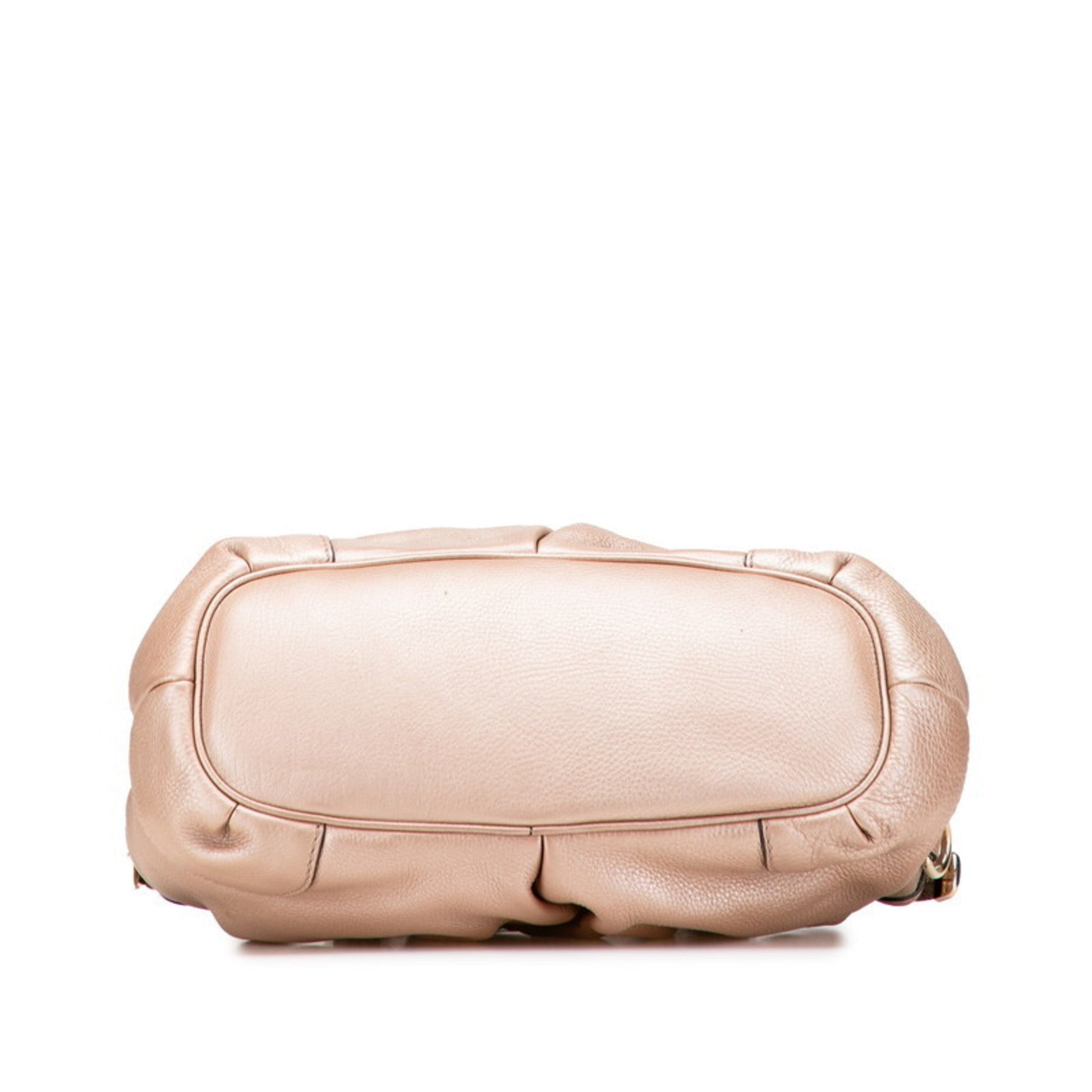 Gucci Sukey Beige Pink Beige Leather Handbag Shoulder Bag