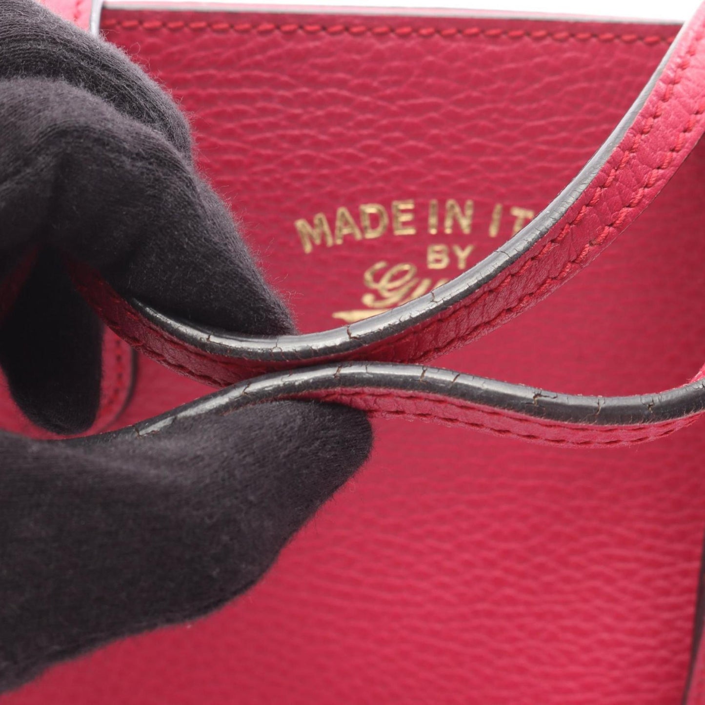 Gucci Pink Leather Handbag