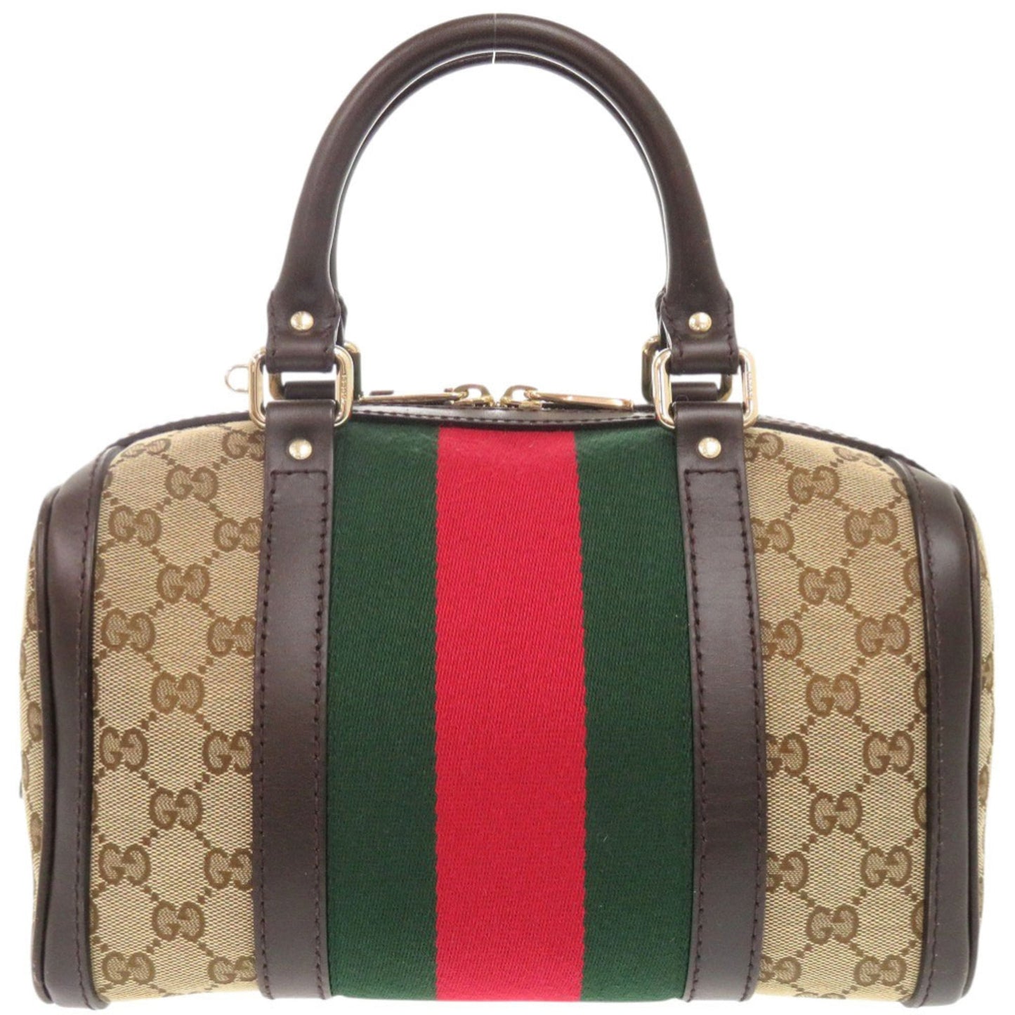 Gucci Beige Gg Canvas Handbag
