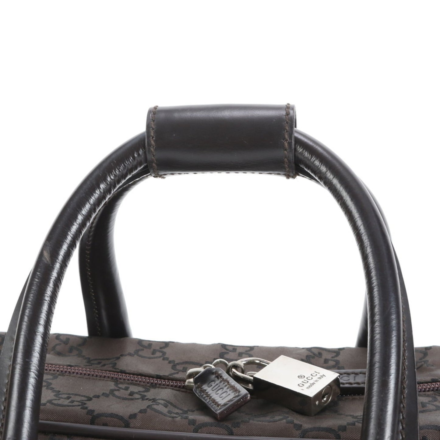 Gucci Brown Nylon Nylon Briefcase