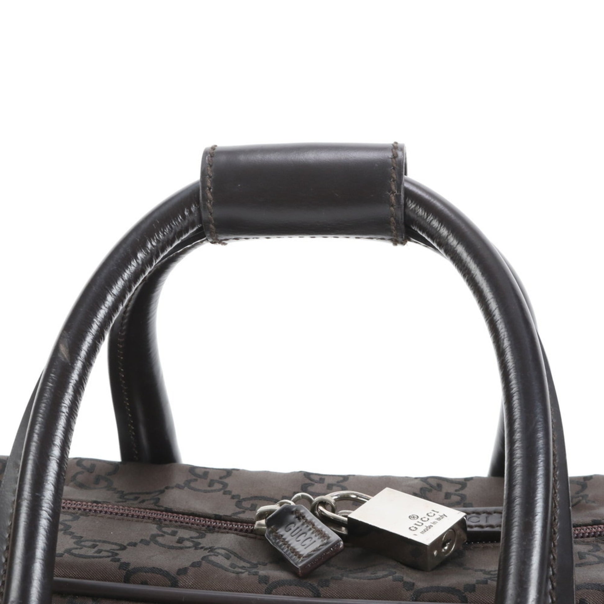 Gucci Brown Nylon Nylon Briefcase