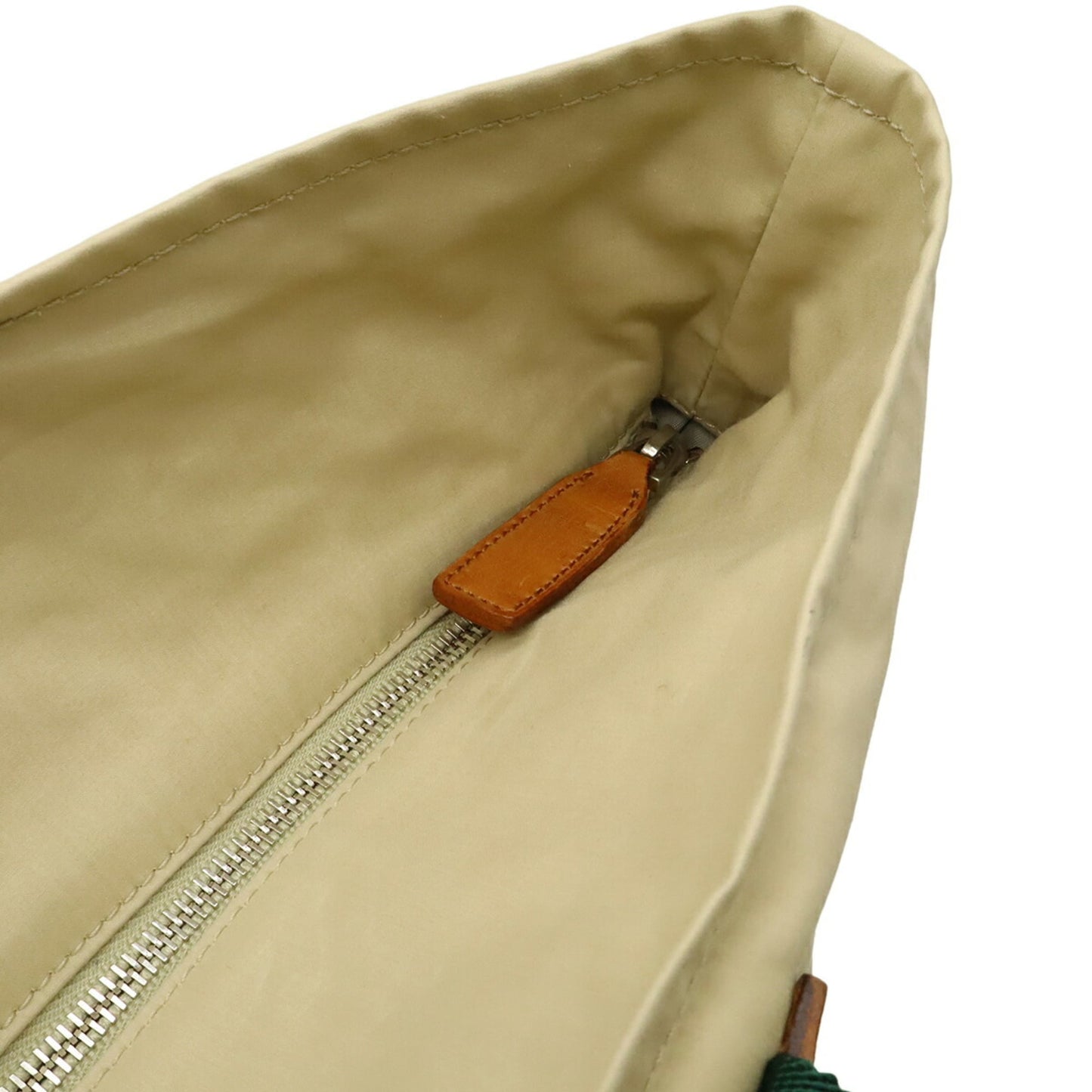Gucci Sherry Line Beige Brown Green Red Color Canvas Leather Shoulder Bag Tote Bag