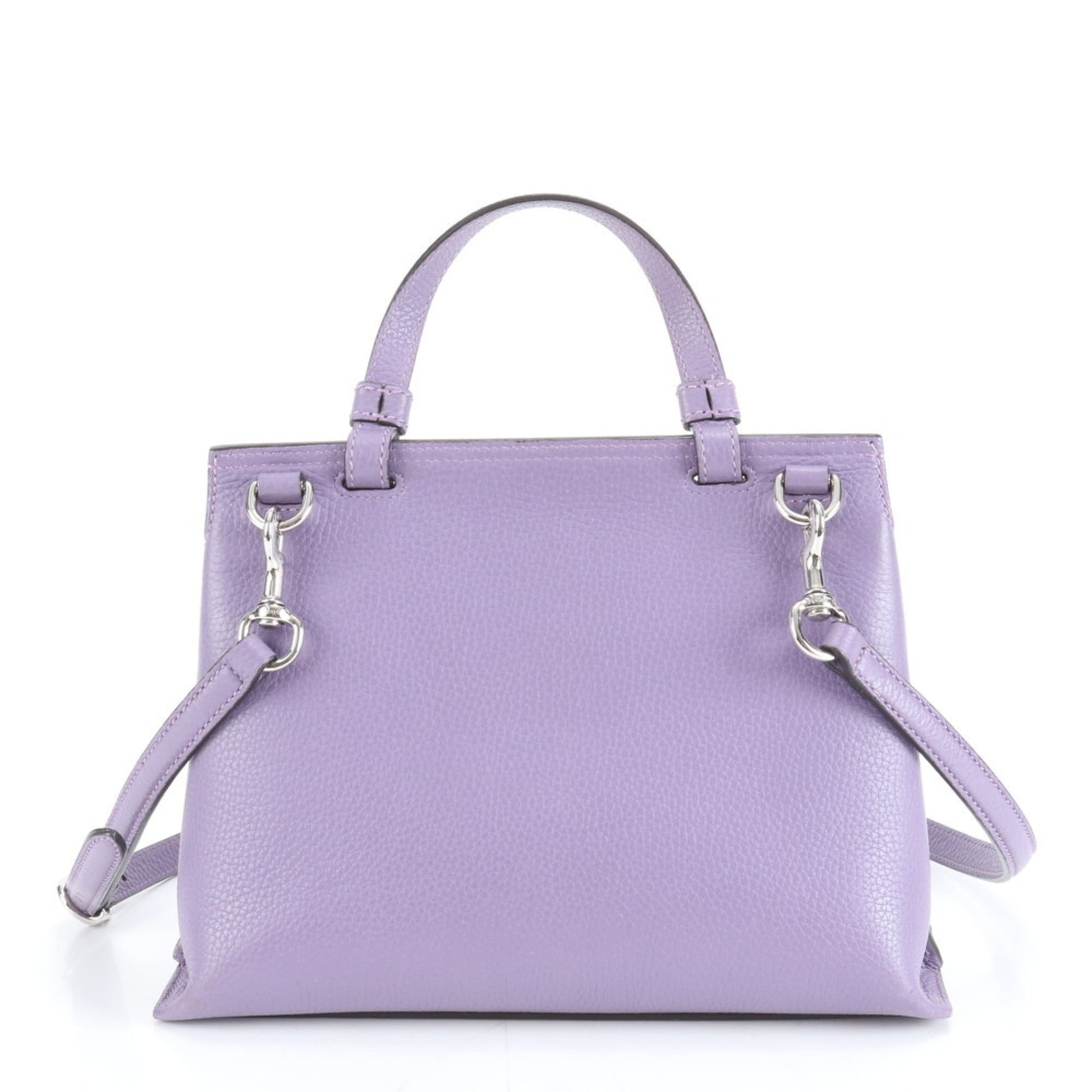 Gucci Purple Leather Handbag