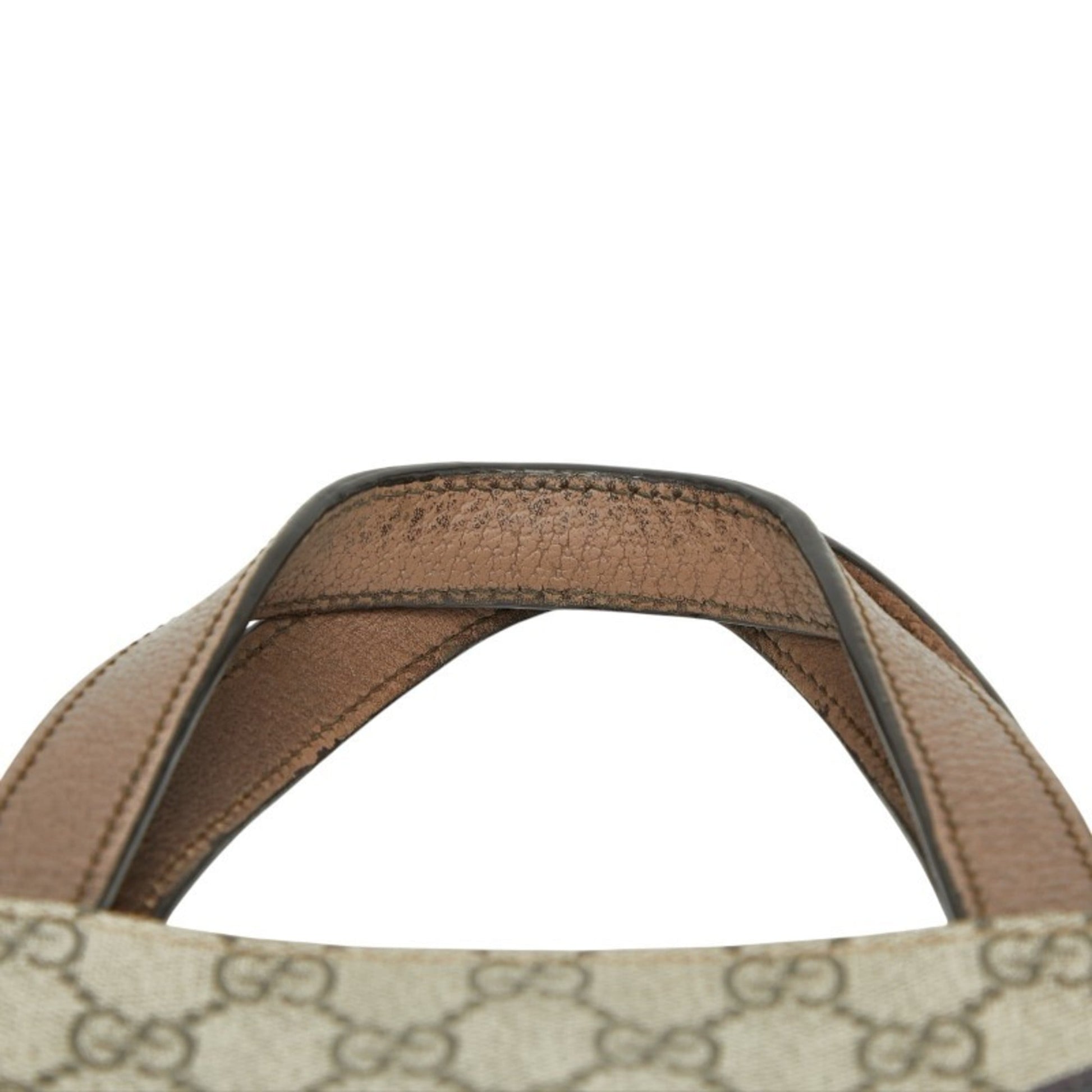 Gucci Beige Multi-Color Pvc Leather Shoulder Bag Tote Bag