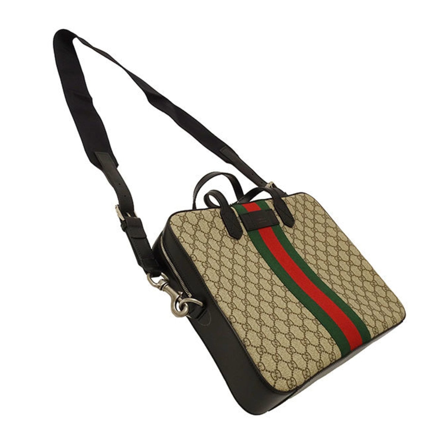 Gucci Beige Gg Supreme Briefcase