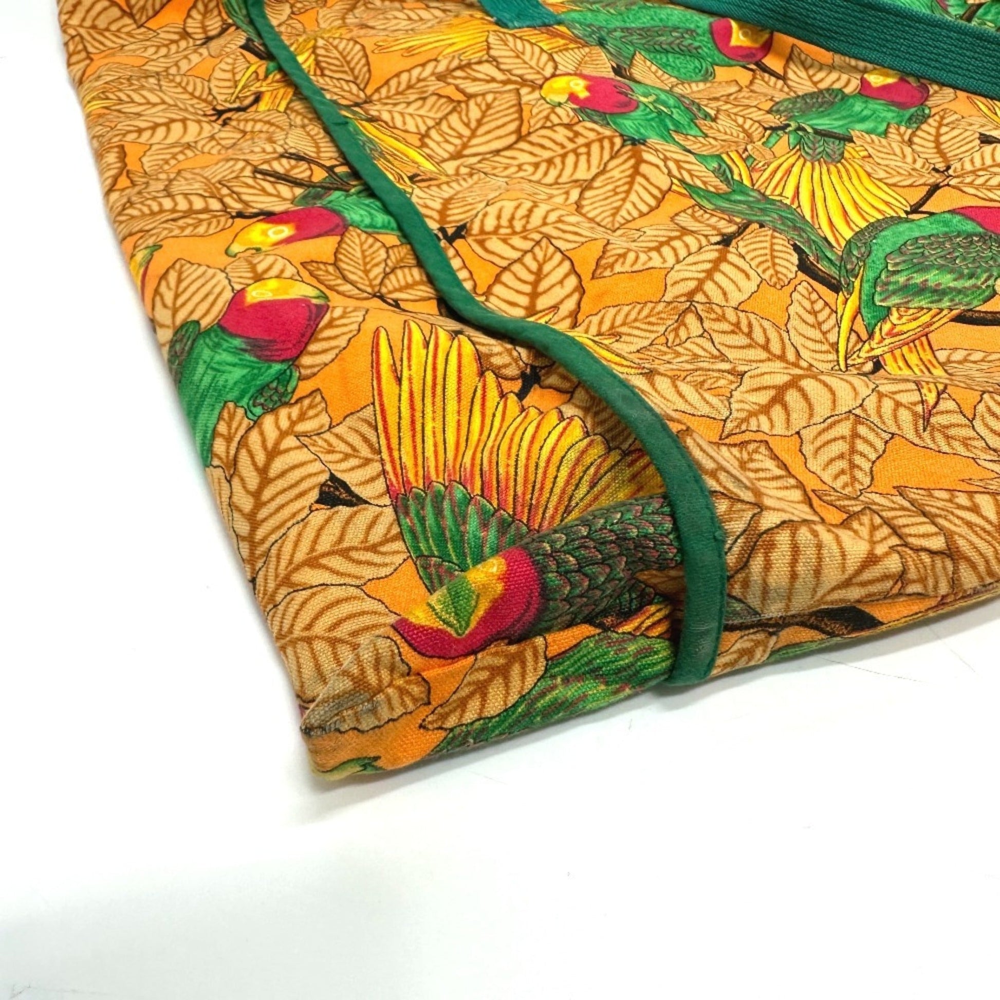Hermes Tote Bag Canvas Orange