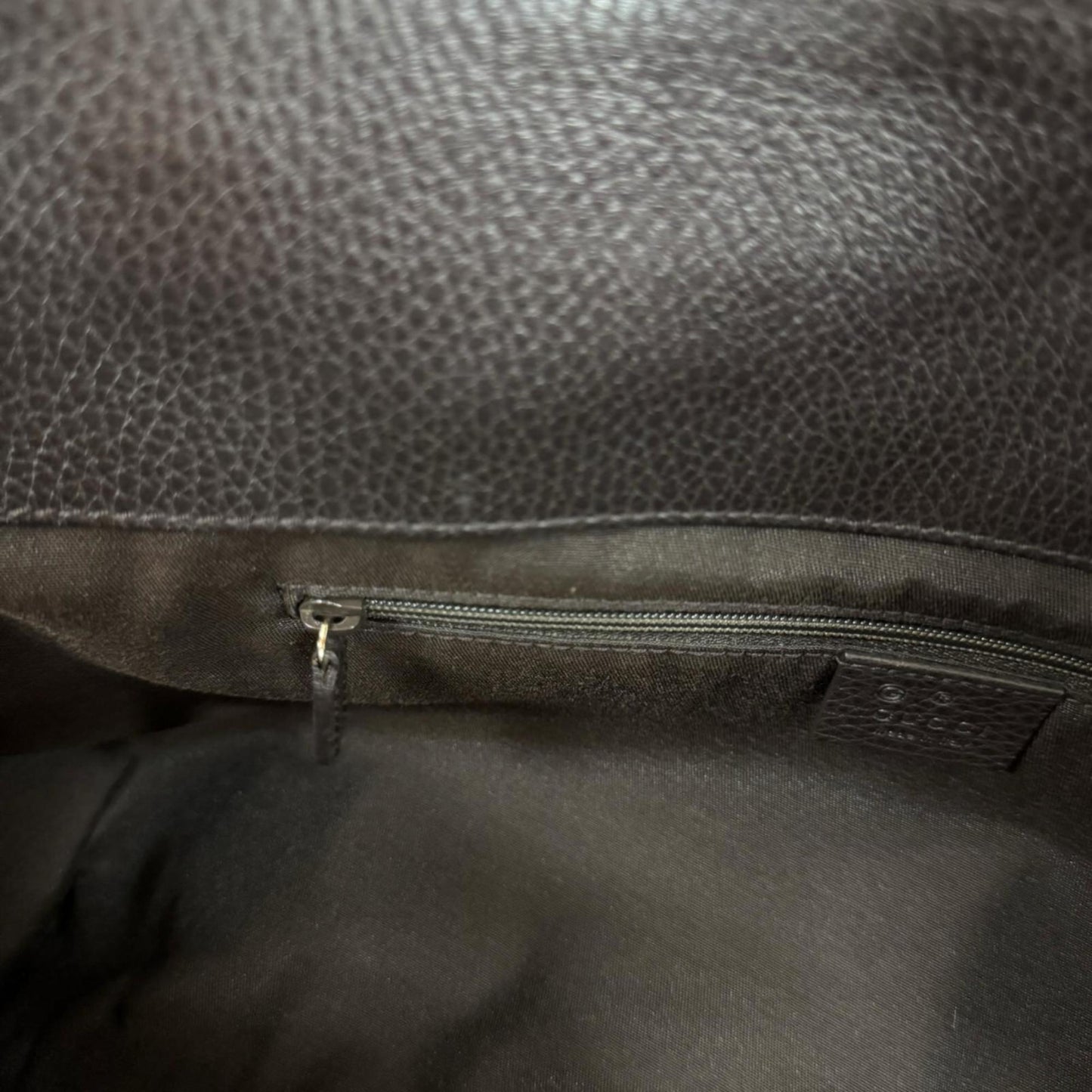 Gucci Brown Pvc Coated Canvas Tote Bag