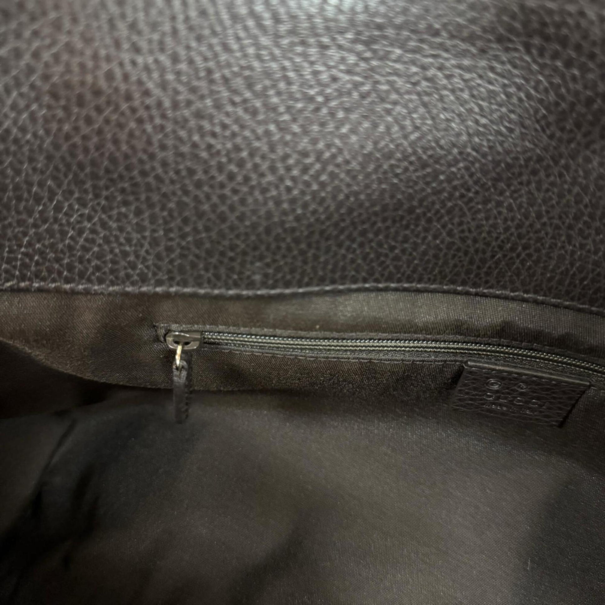Gucci Brown Pvc Coated Canvas Tote Bag