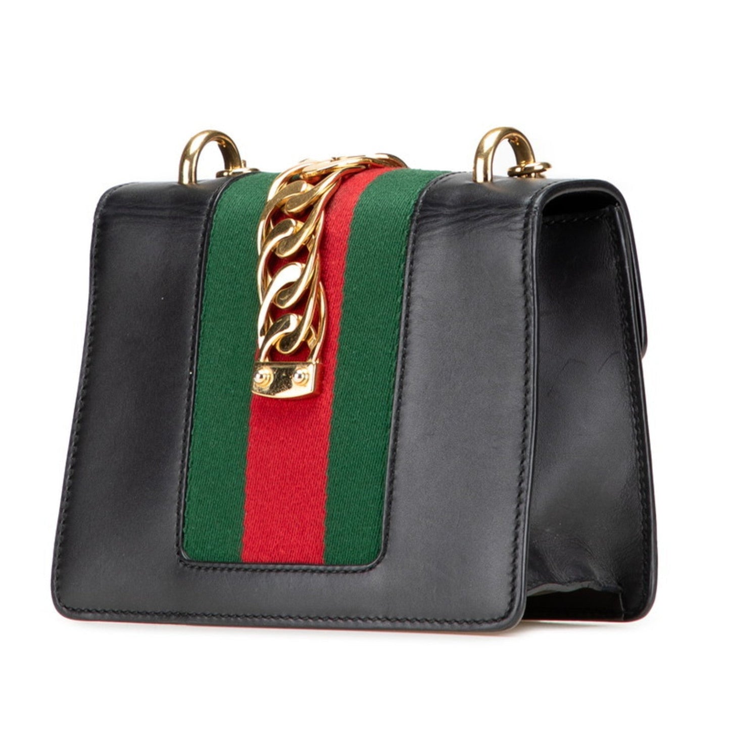 Gucci Black Leather Shoulder Bag