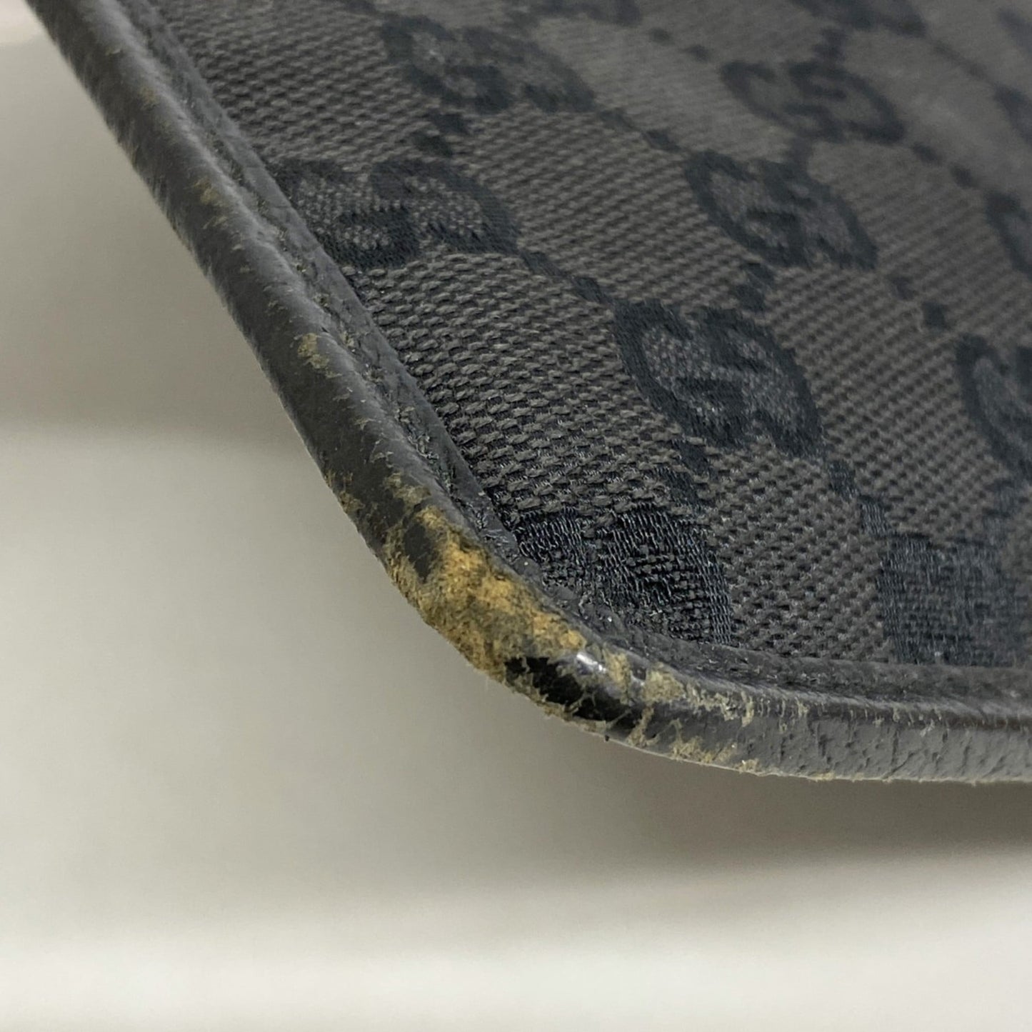 Gucci Black Canvas Shoulder Bag