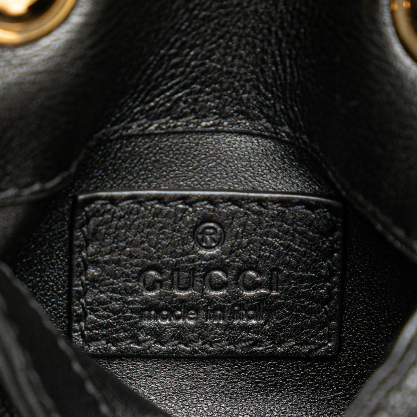 Gucci Black Leather Shoulder Bag