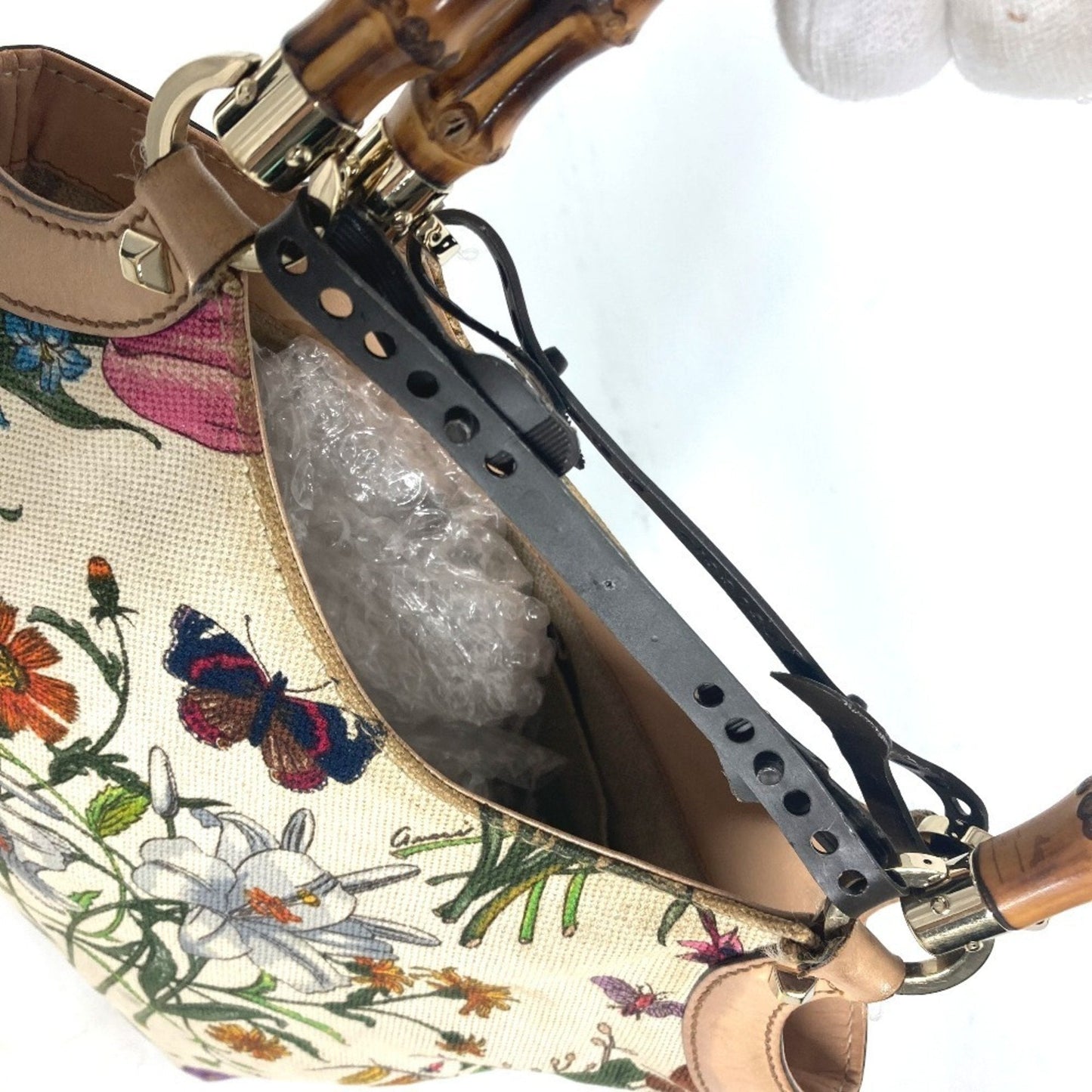Gucci Multi-Color Canvas Handbag Tote Bag