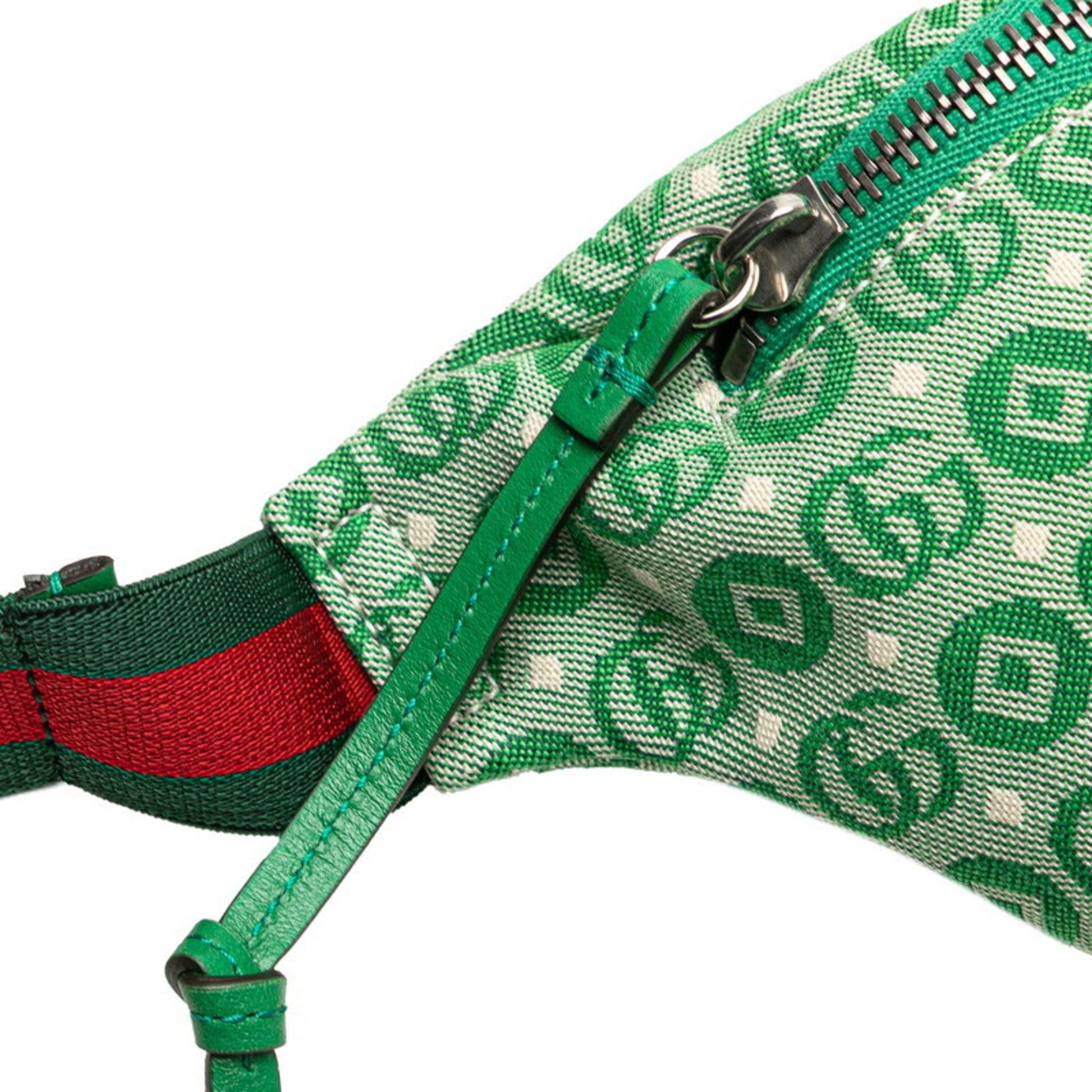 Gucci Green Canvas Fanny Pack