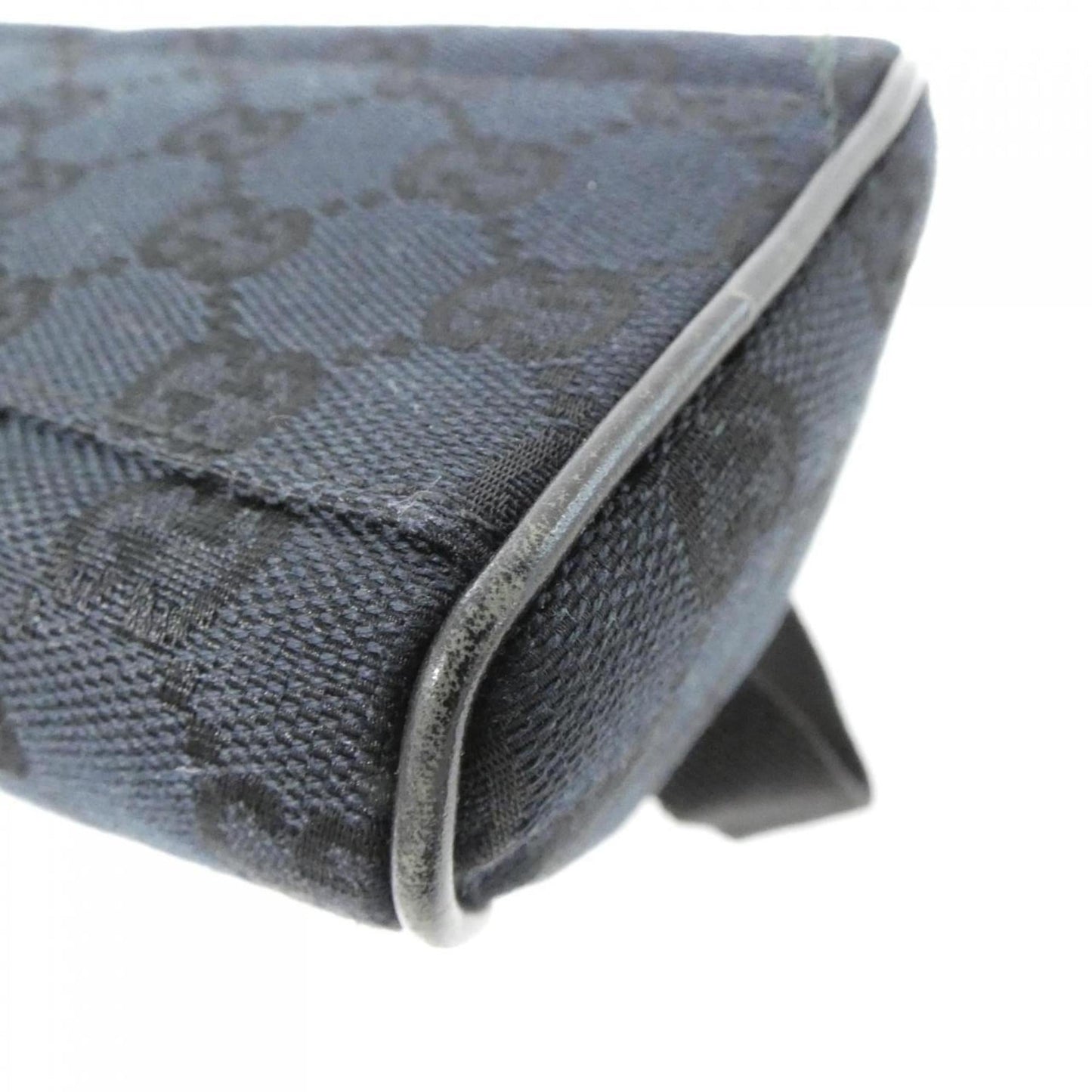 Gucci Black Gg Canvas Handbag