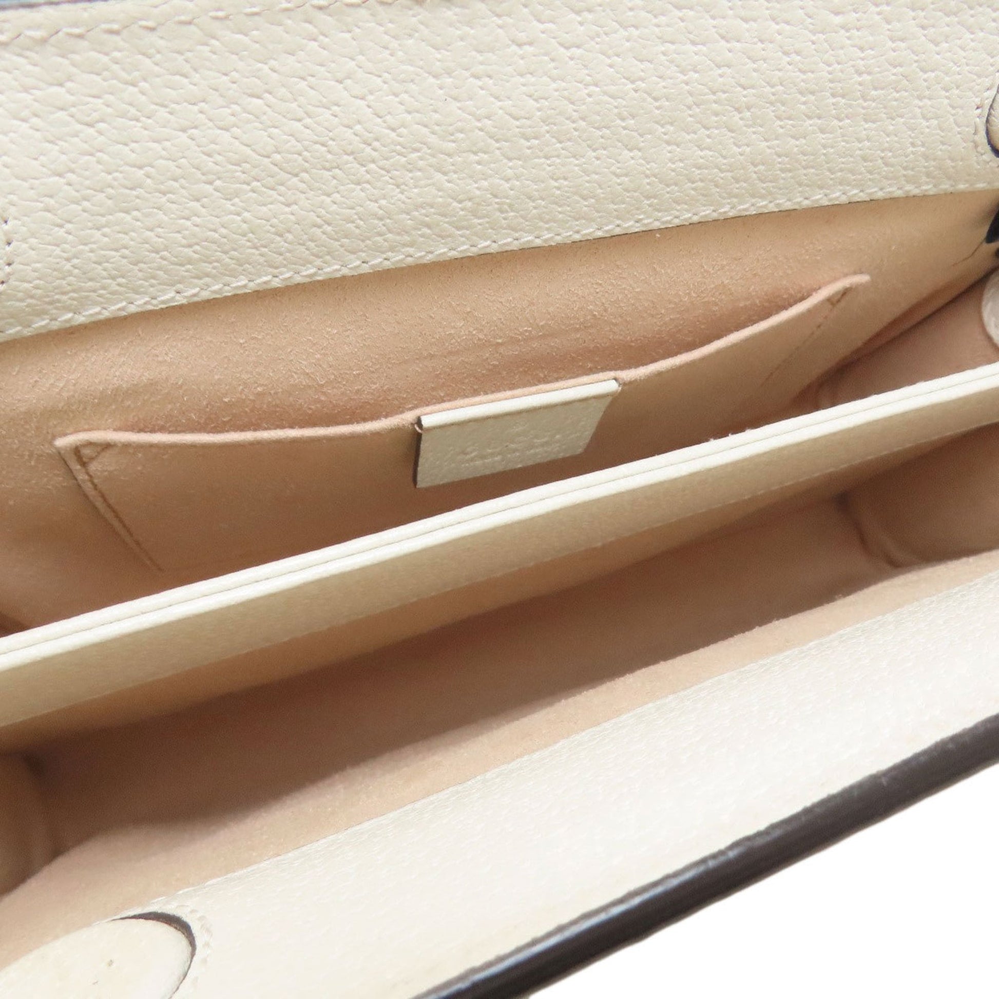 Gucci White Leather Shoulder Bag