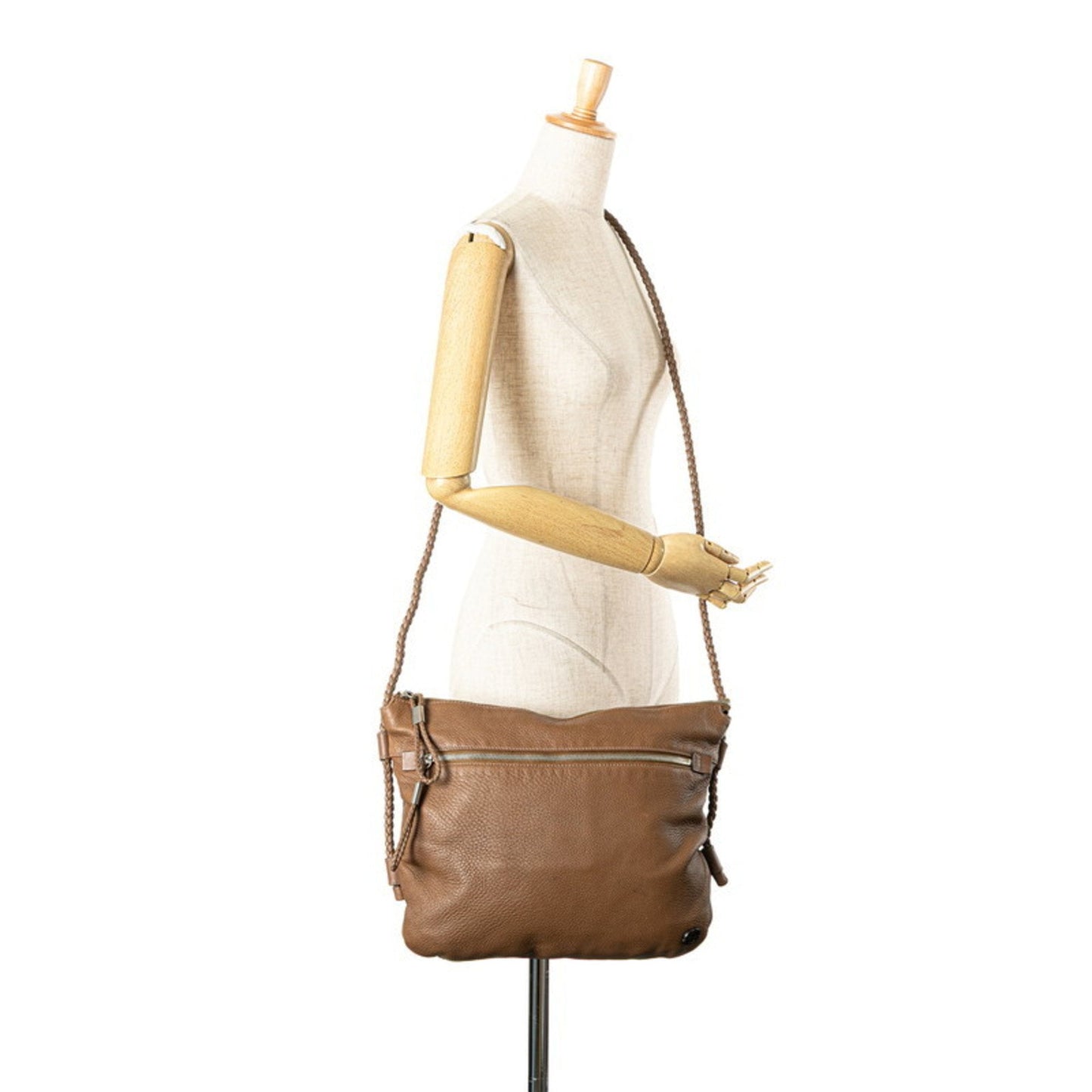 Gucci Brown Leather Shoulder Bag