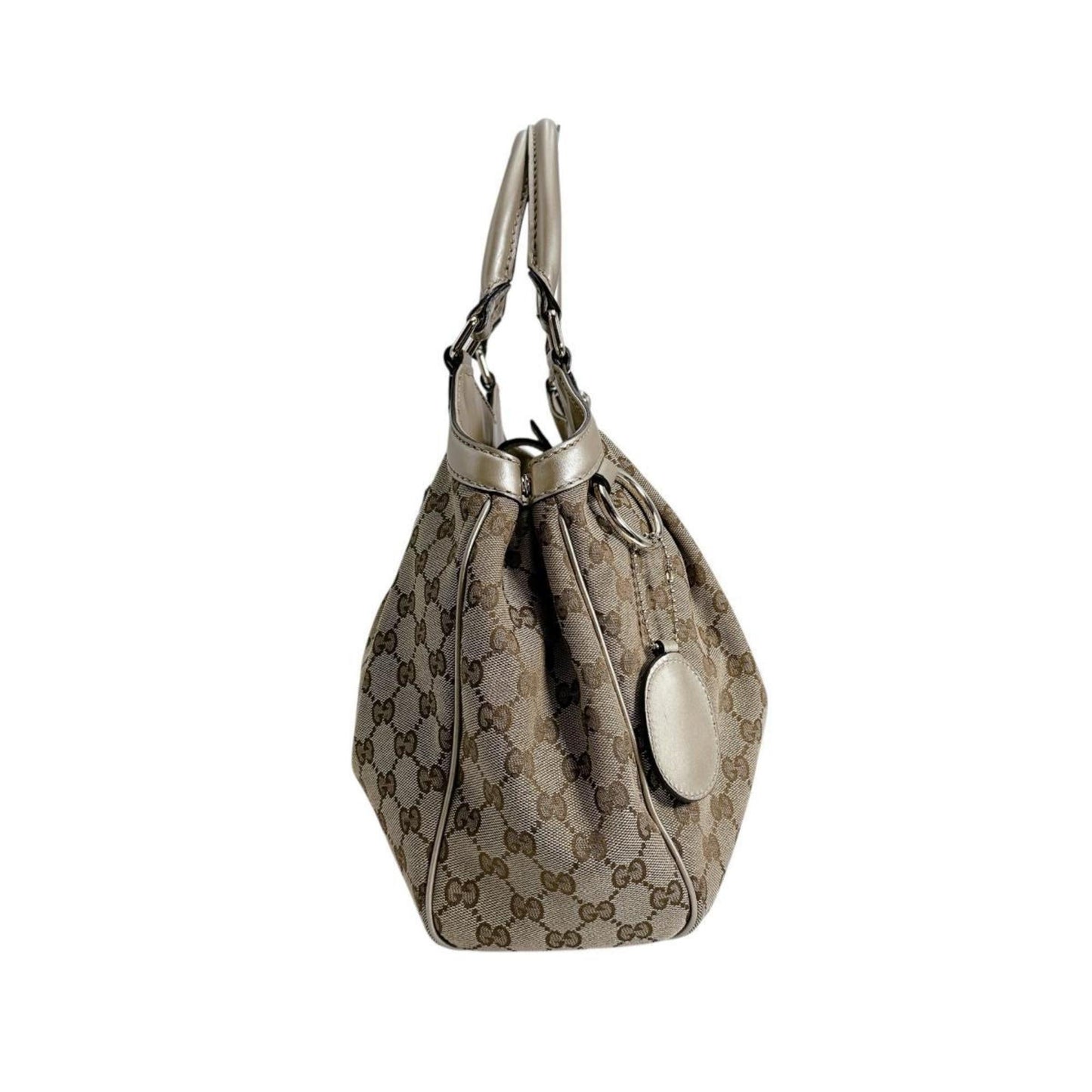 Gucci Gg Canvas Beige Gg Canvas Handbag Tote Bag