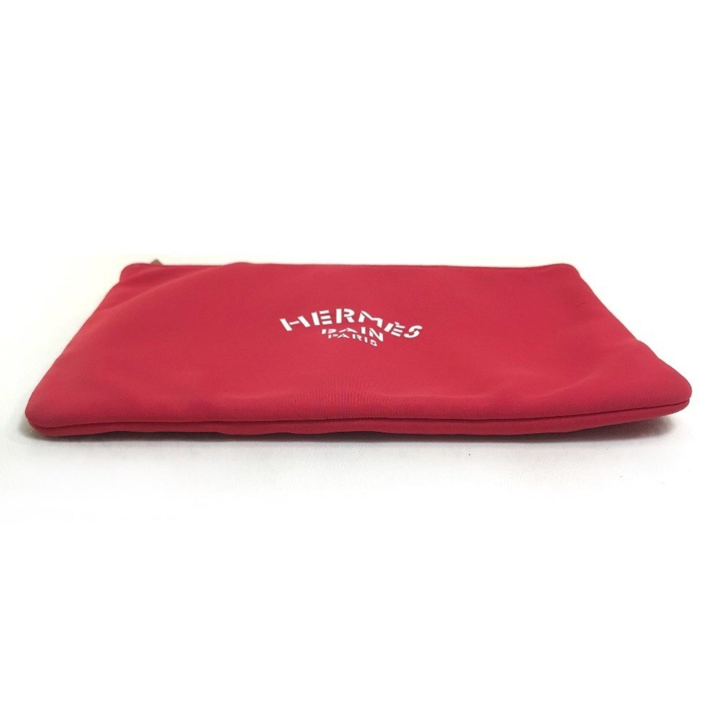 Hermes Color Polyamide Clutch Bag Pouch Red