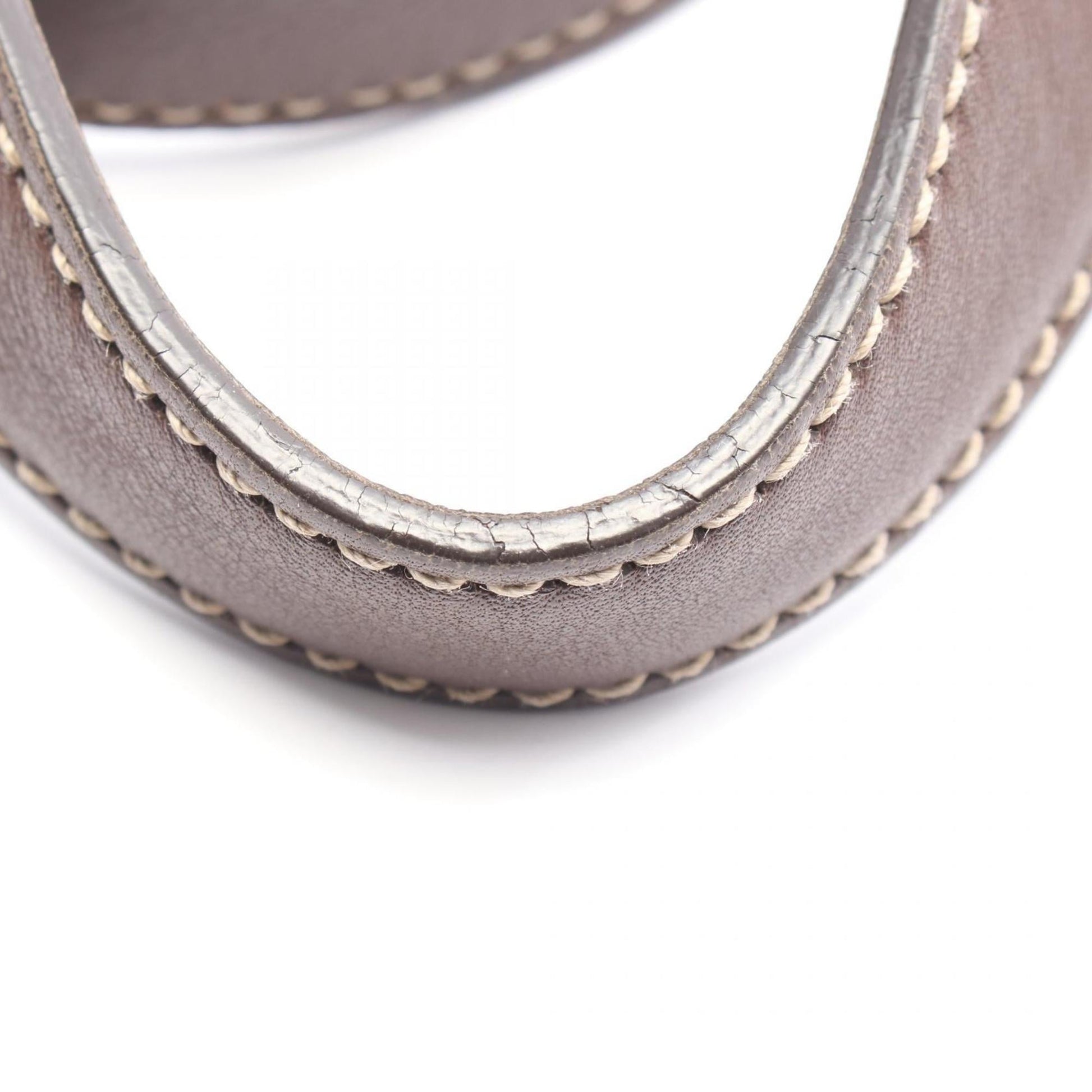 Gucci Beige Brown Canvas Leather Boston Bag Handbag