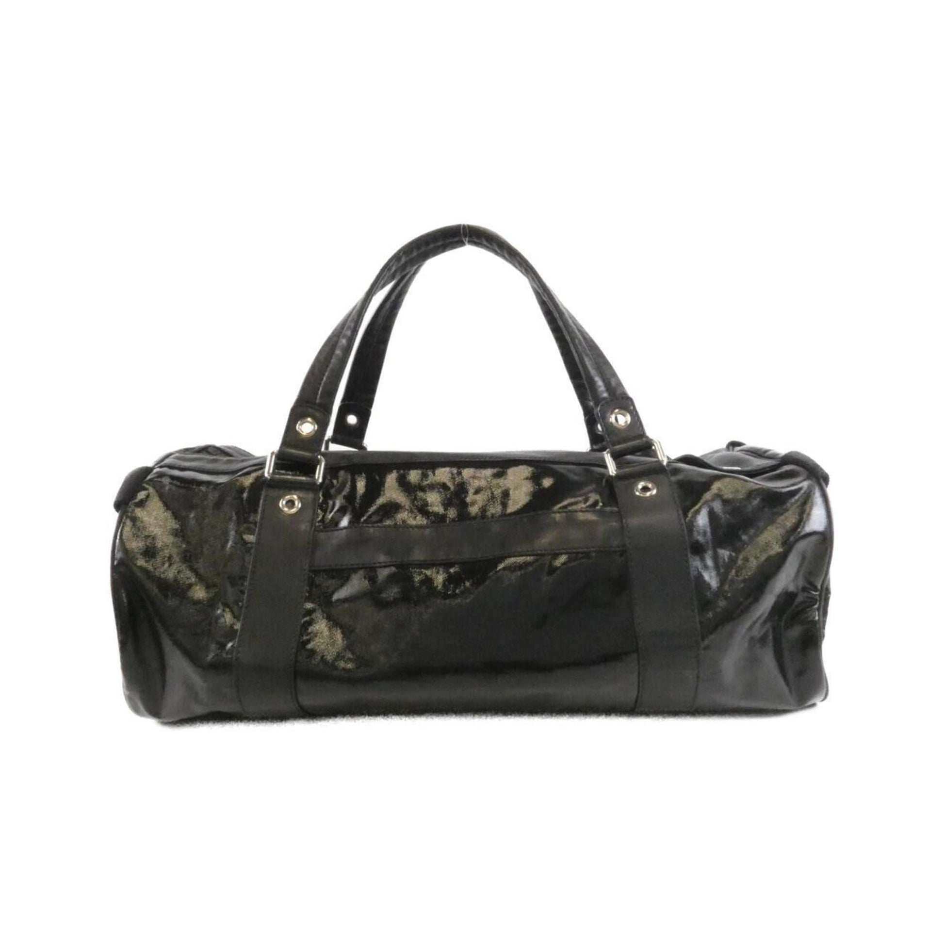 Gucci Black Pvc Boston Bag