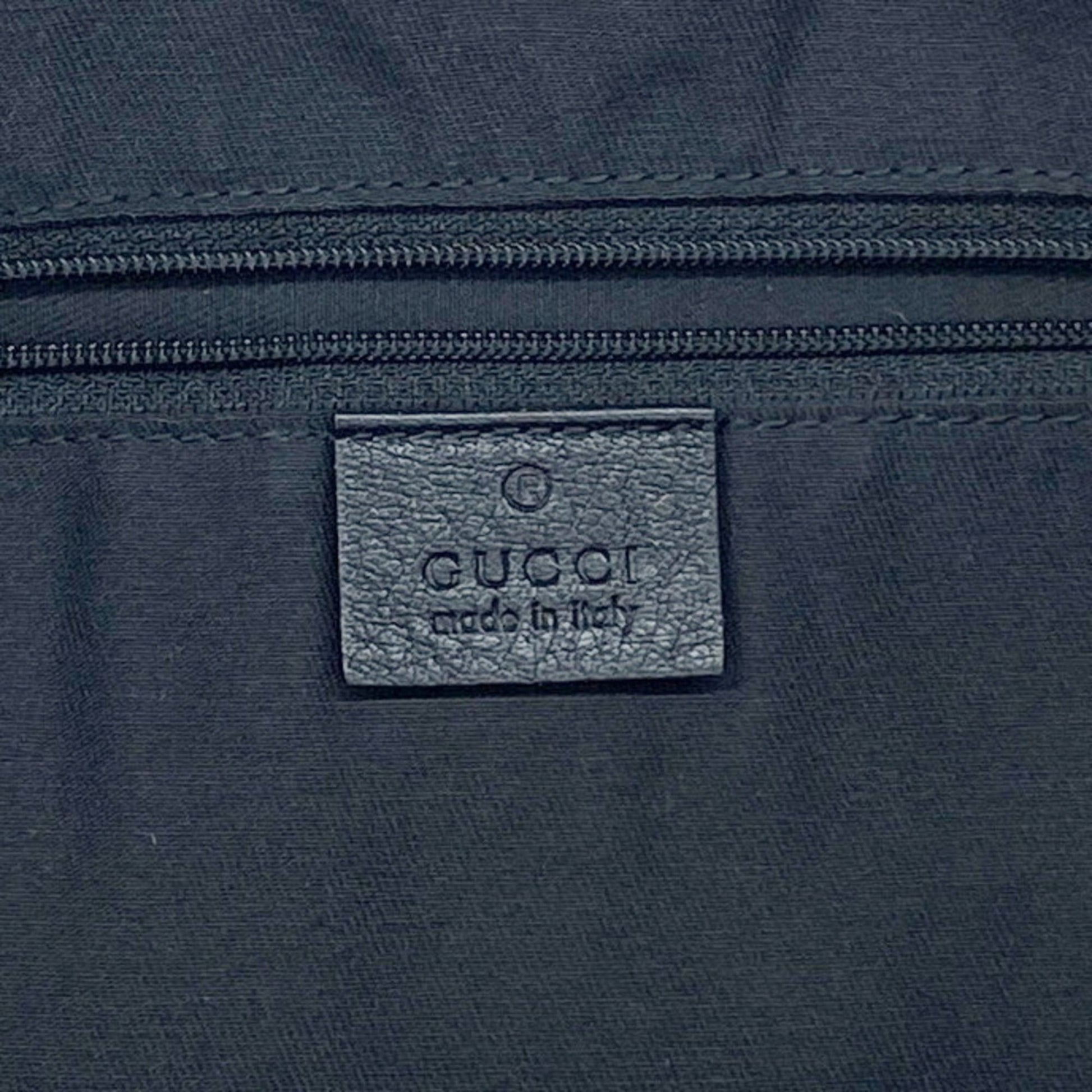 Gucci Black Canvas Tote Bag
