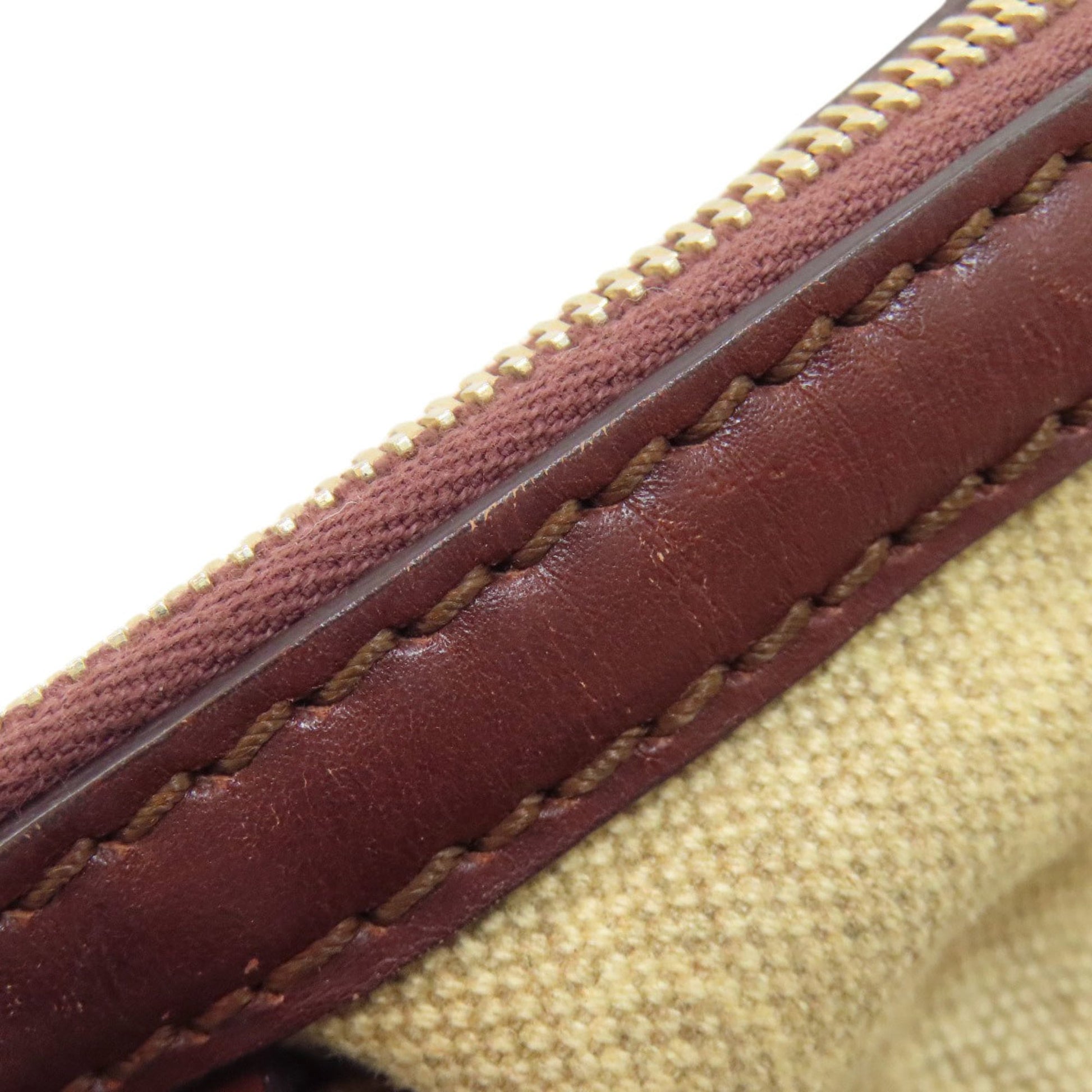 Gucci Brown Canvas Tote Bag