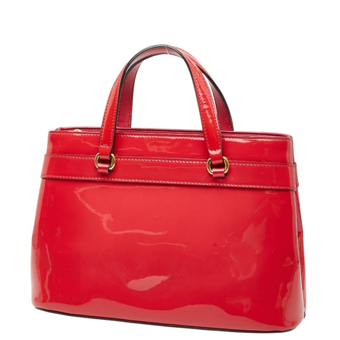 Gucci Pink Patent Leather Handbag