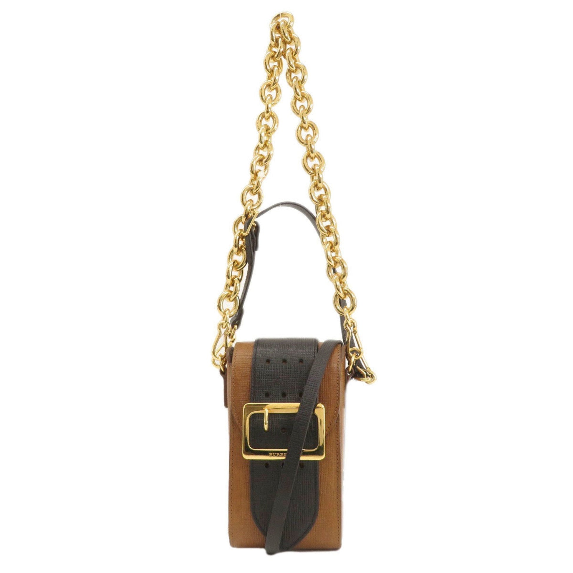 Burberry Shoulder Bag Leather Brown Shoulder Bag 5