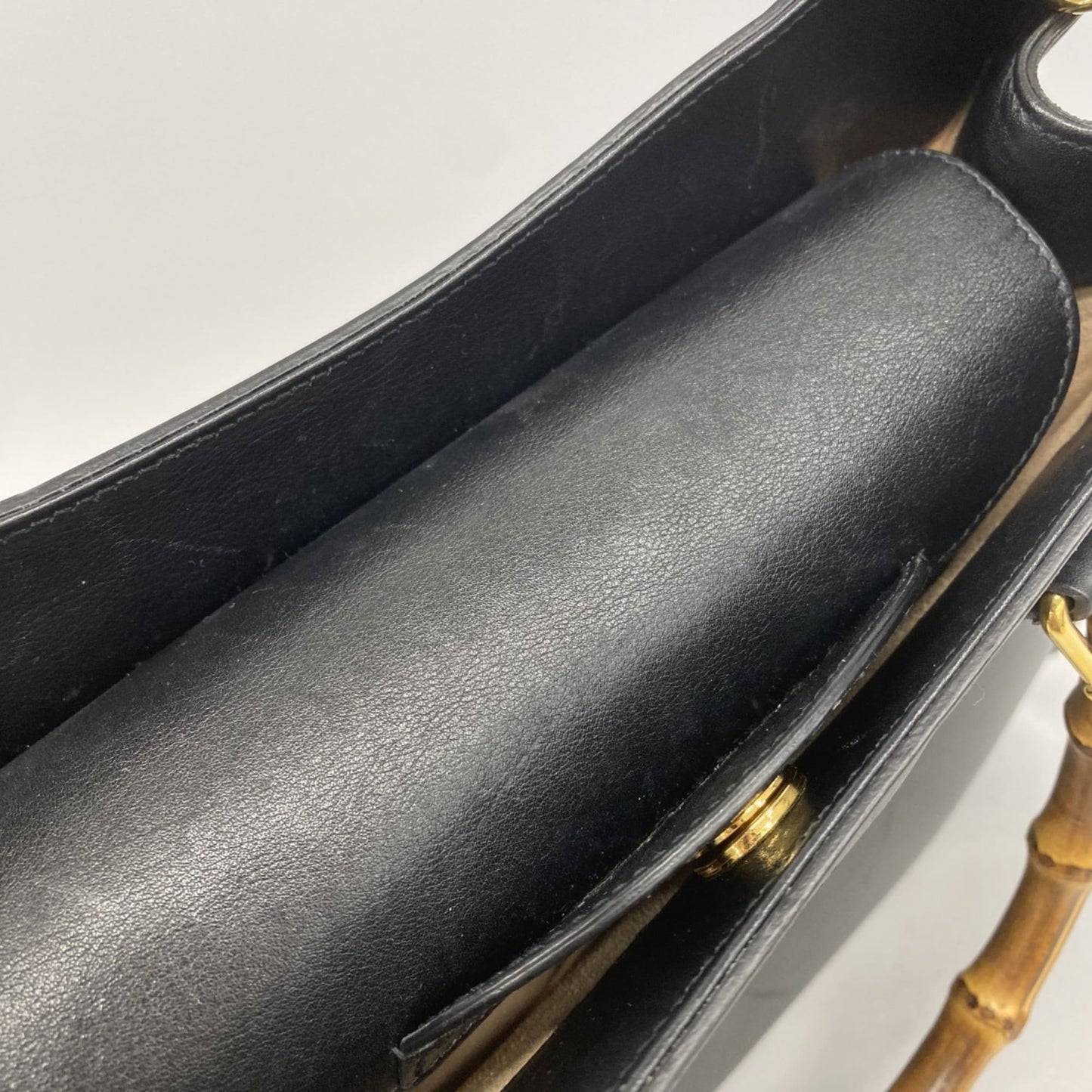 Gucci Black Leather Handbag