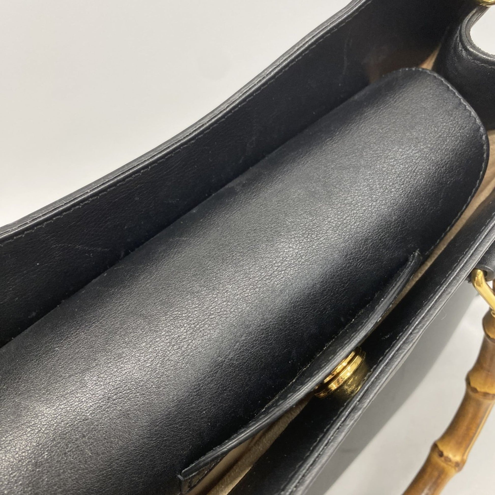 Gucci Black Leather Handbag