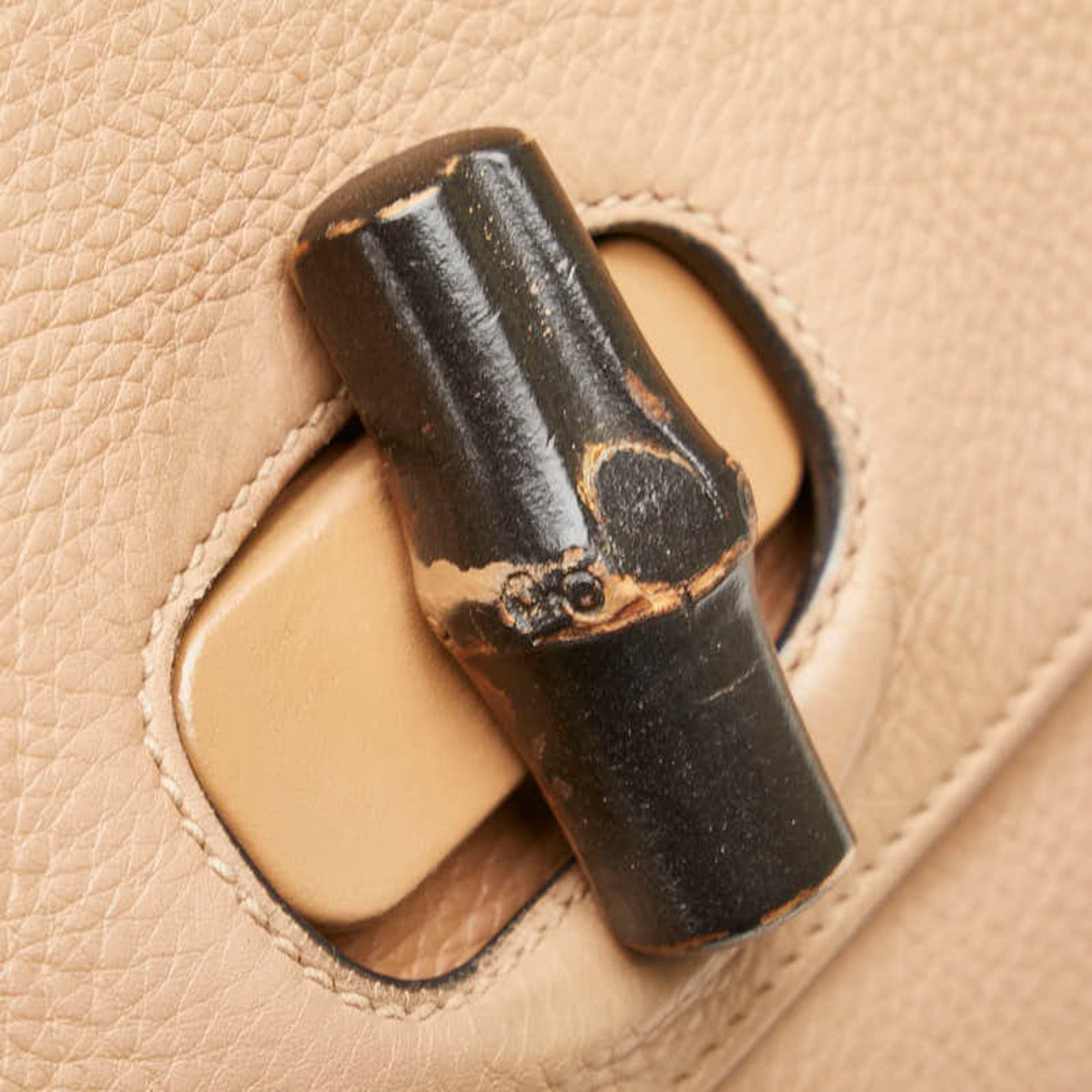 Gucci Brown Leather Shoulder Bag Tote Bag