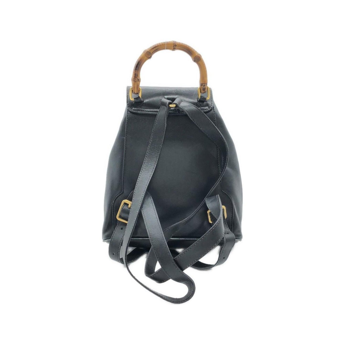 Gucci Black Leather Backpack