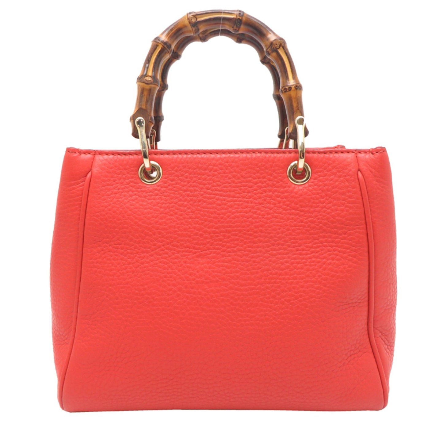 Gucci Orange Leather Handbag