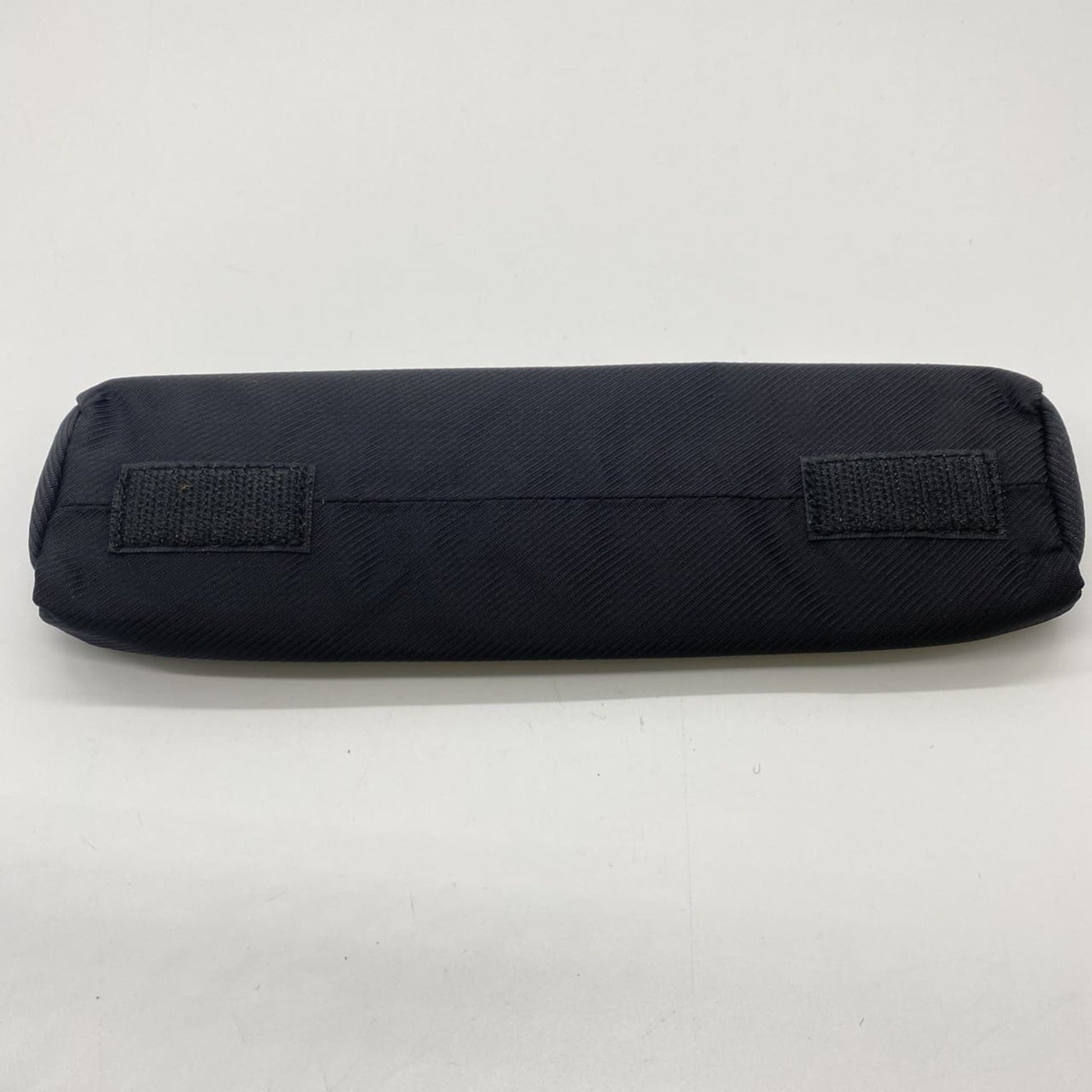 Gucci Black Nylon Leather Clutch Bag