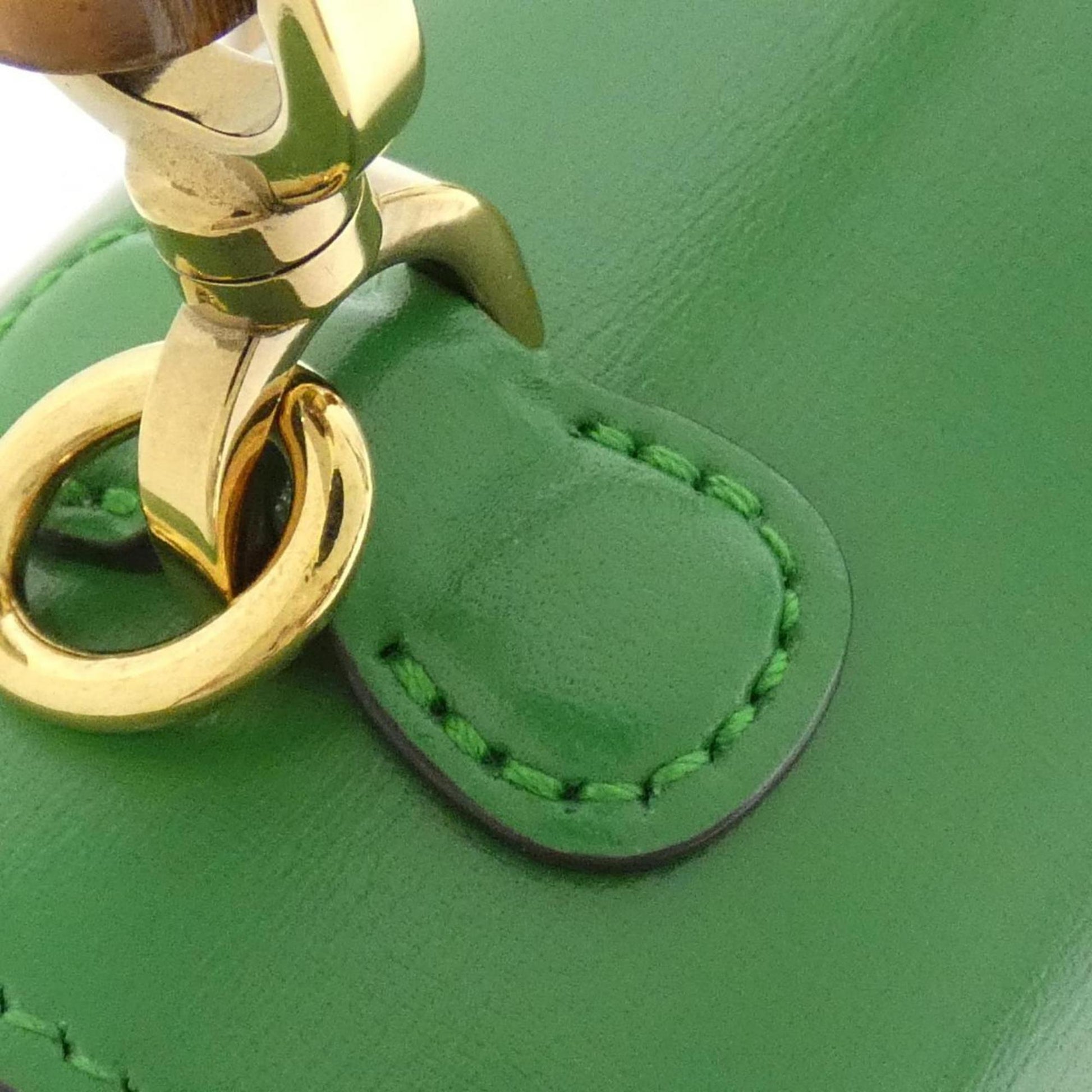 Gucci Green Leather Handbag