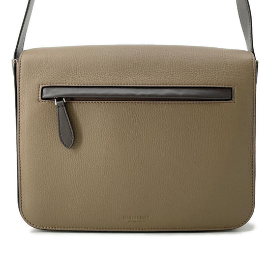 Burberry Messenger Bag Shoulder Bag Leather Brown